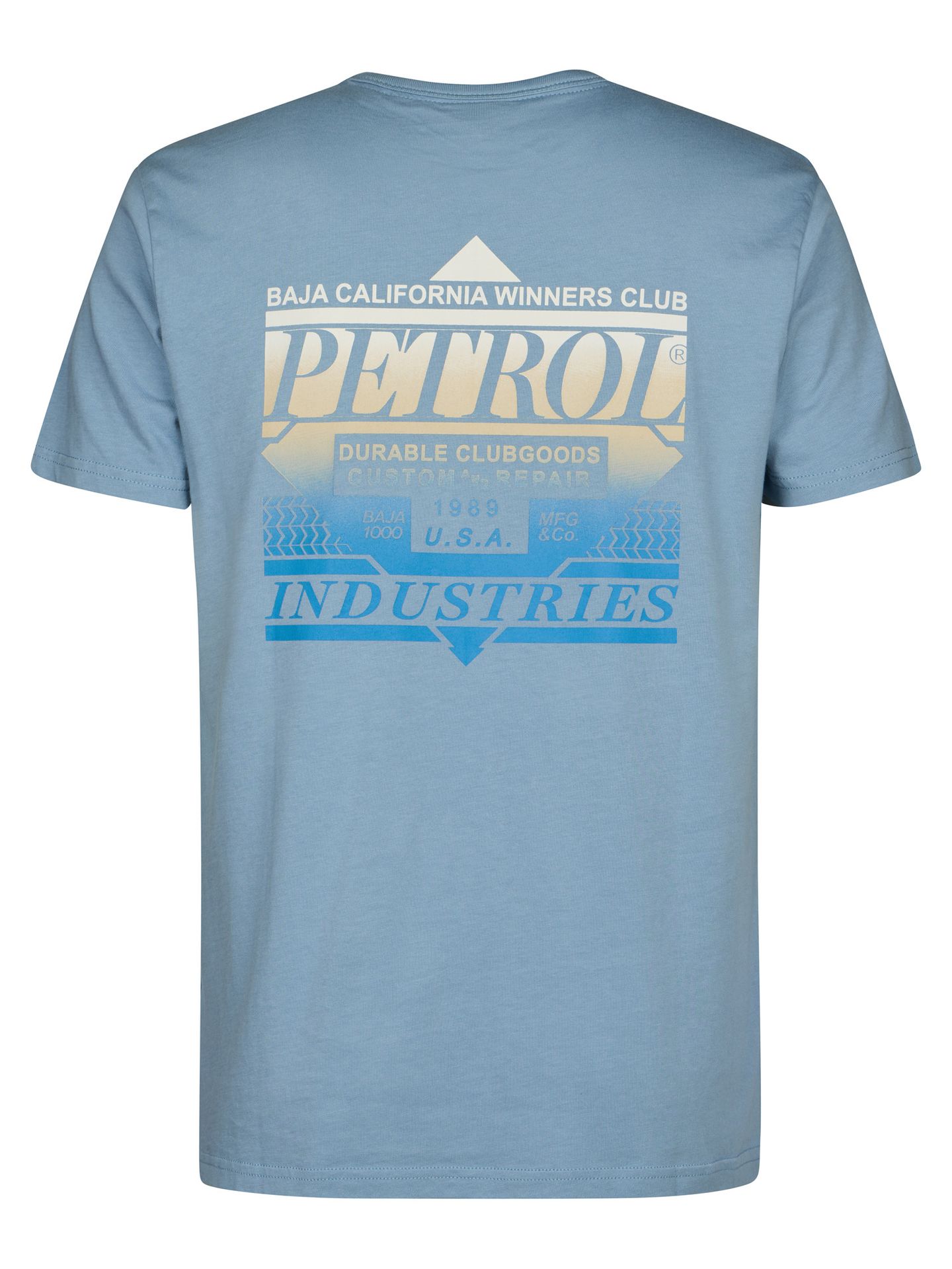 Petrol Industries Men T-Shirt SS Classic Print 5195 marble blue 2900165257067