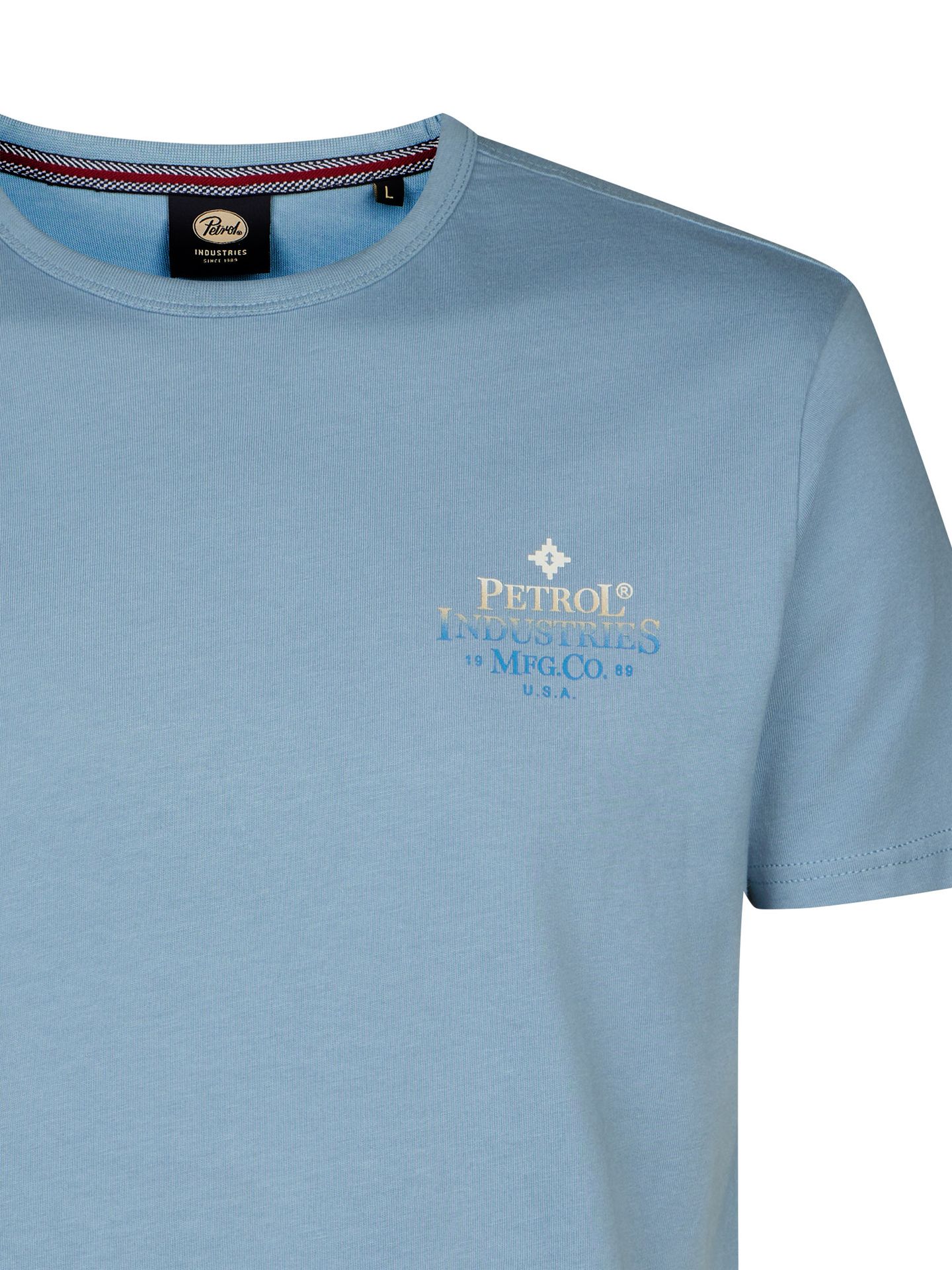 Petrol Industries Men T-Shirt SS Classic Print 5195 marble blue 2900165257067