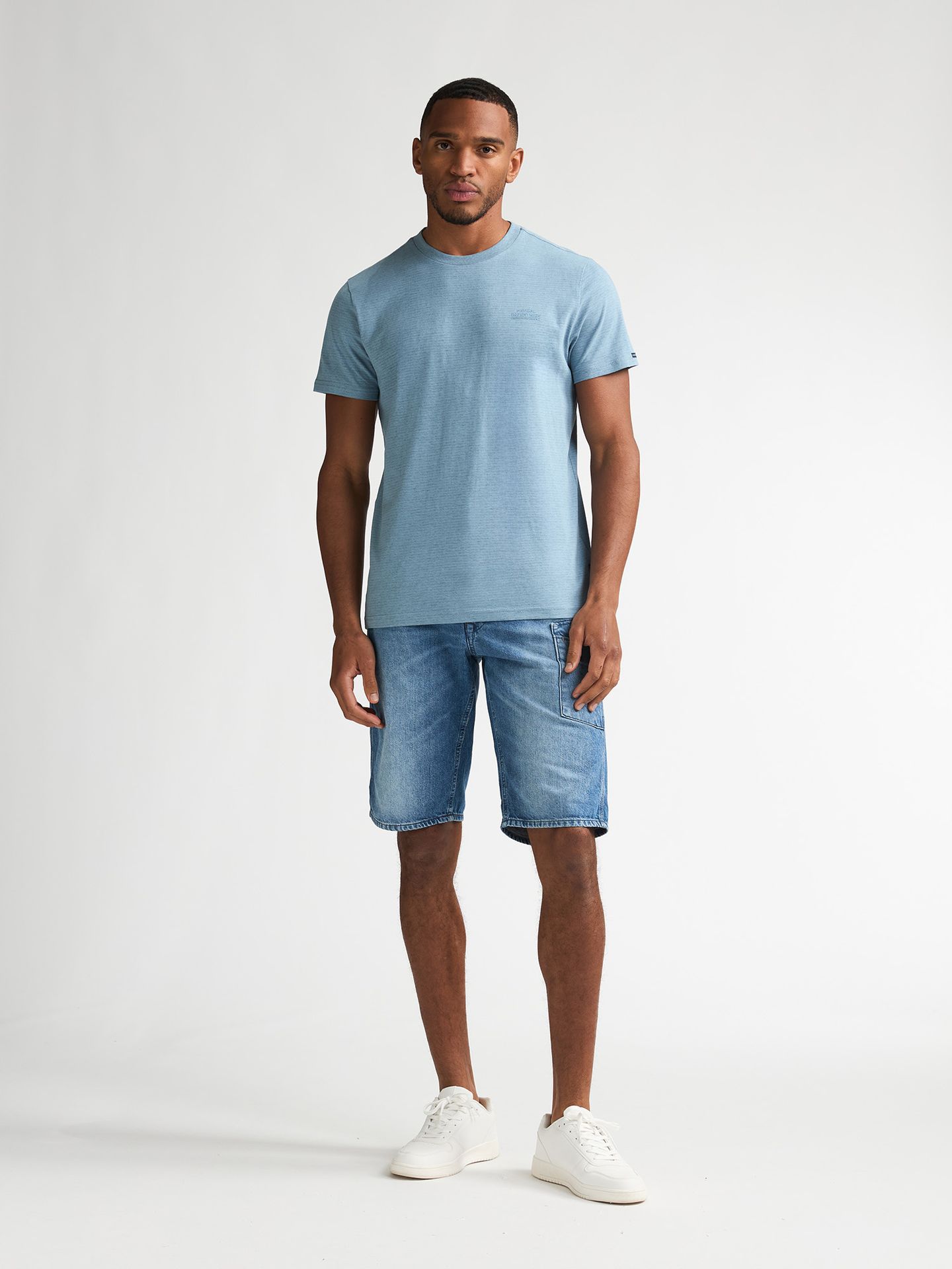Petrol Industries Men T-Shirt SS 5195 marble blue 2900165259047