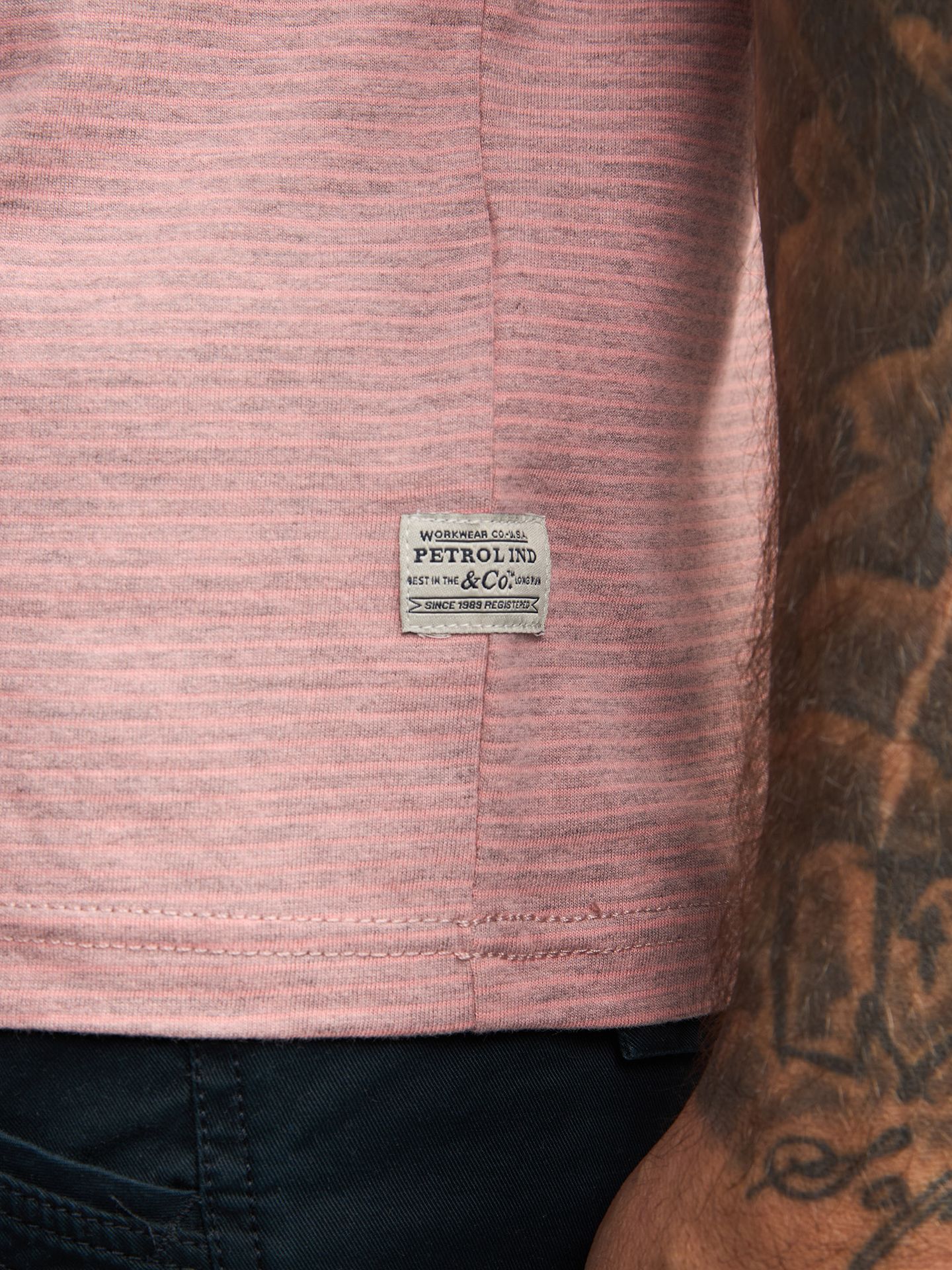 Petrol Industries Men T-Shirt SS 3174 light coral 2900165258040