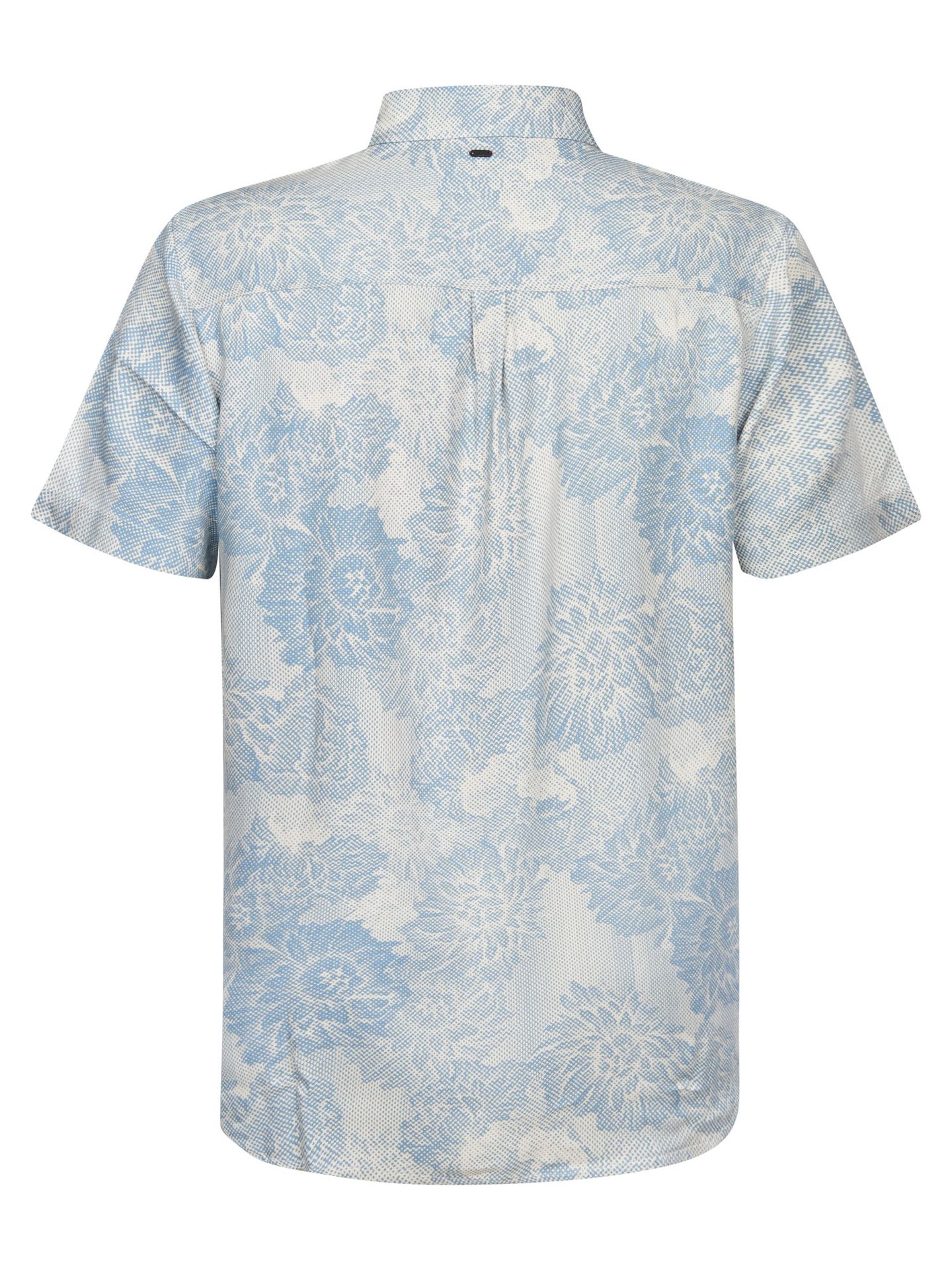 Petrol Industries Men Shirt Short Sleeve AOP 5195 marble blue 2900165270073
