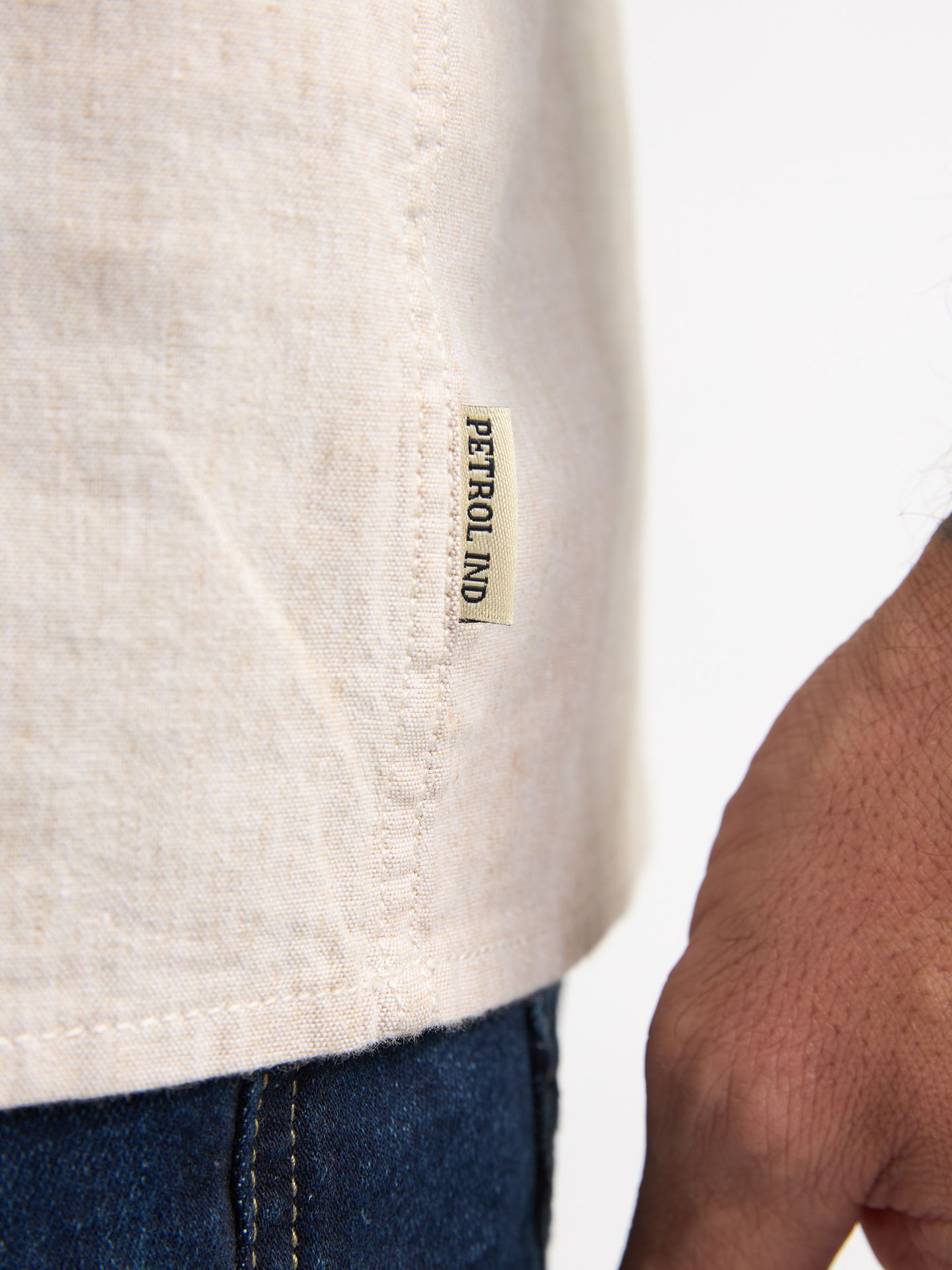 Petrol Industries Men Shirt Short Sleeve Uni 7130 light tan 2900165276075