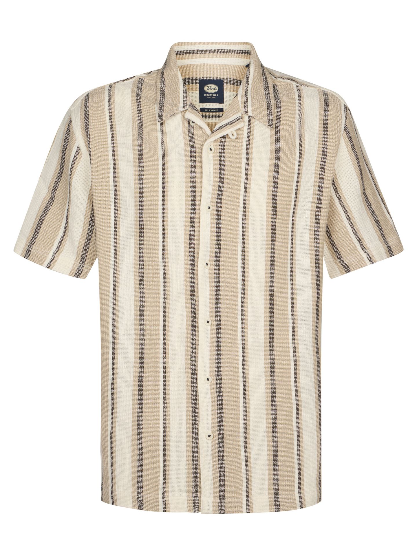 Petrol Industries Men Shirt Short Sleeve AOP 7130 light tan 00117758-EKA26002700000141