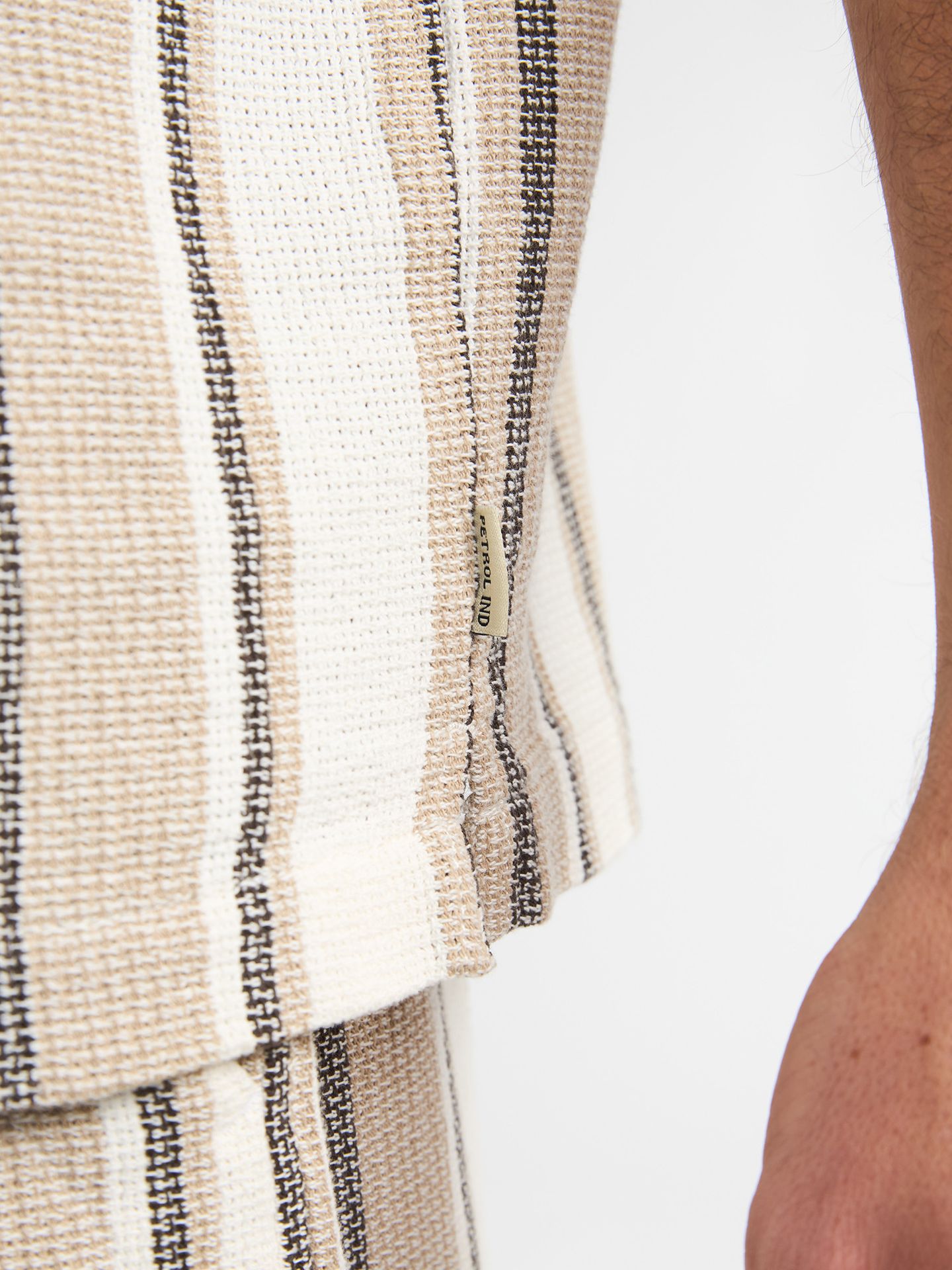 Petrol Industries Men Shirt Short Sleeve AOP 7130 light tan 2900165277065