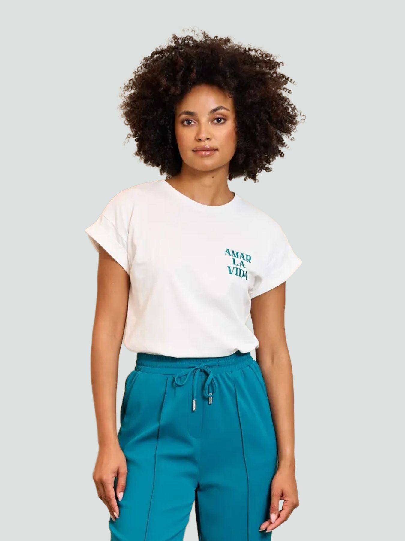 Lofty Manner T-shirt Elinea 100 white 00117759-EKA26013300000001