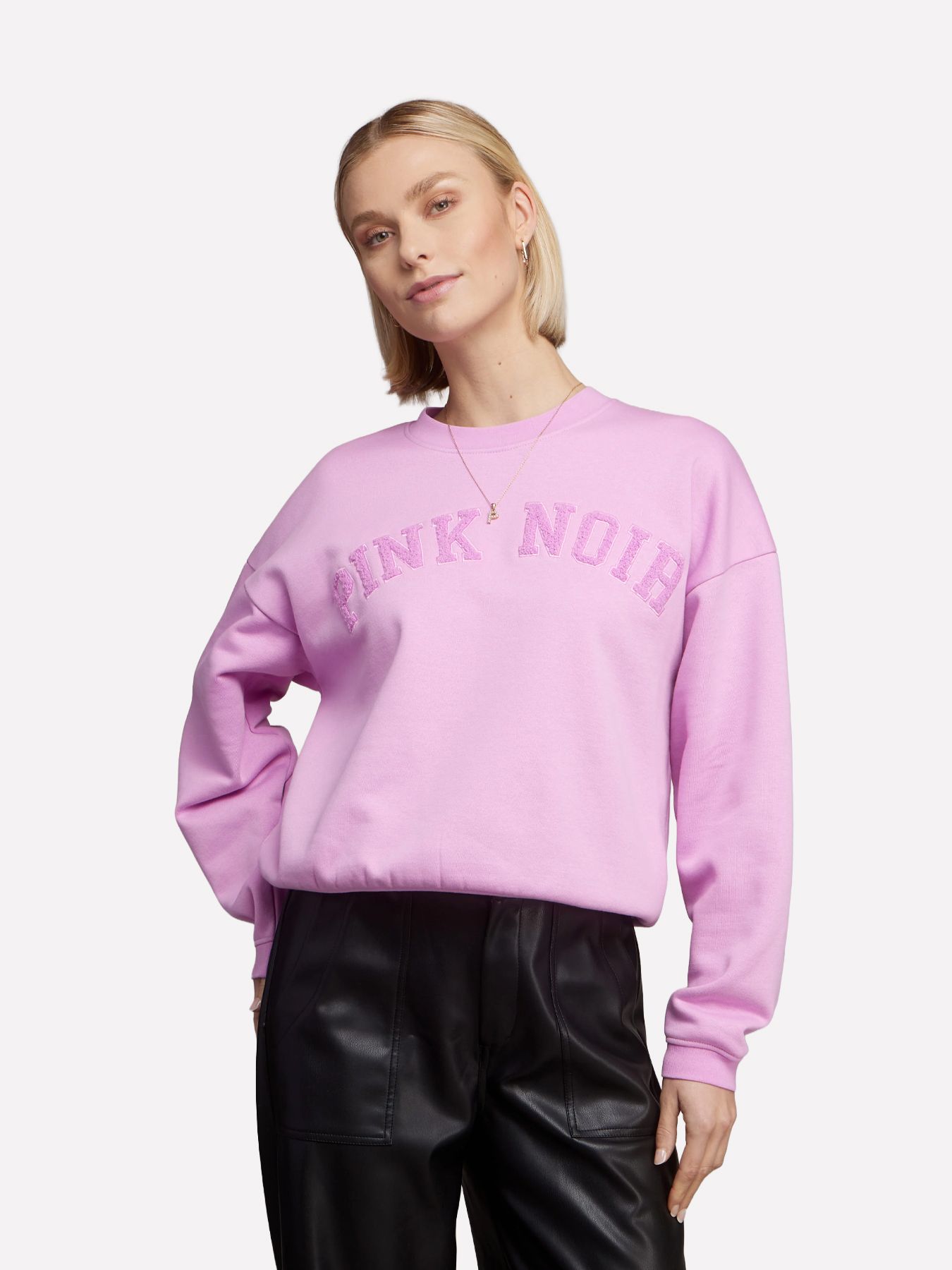Pink Noir Towel sweatshirt Orchid 00117773-507