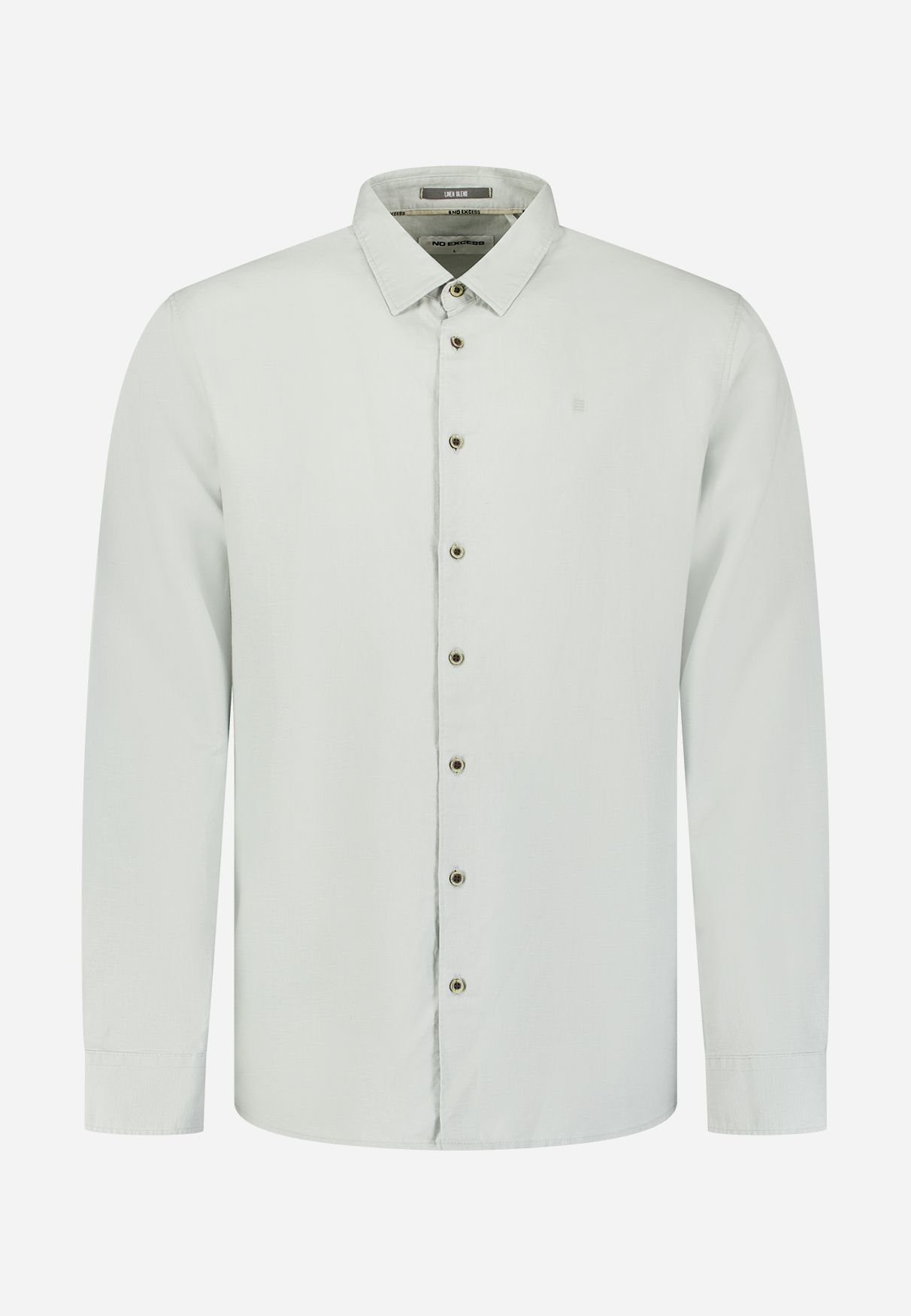No Excess Shirt With Linen 159 dusty green 2900165306062