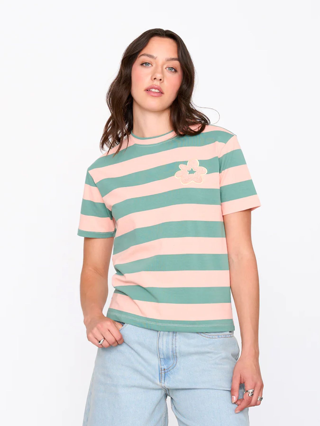 24 Colours 12481 T-shirt GREEN 00117775-GRE