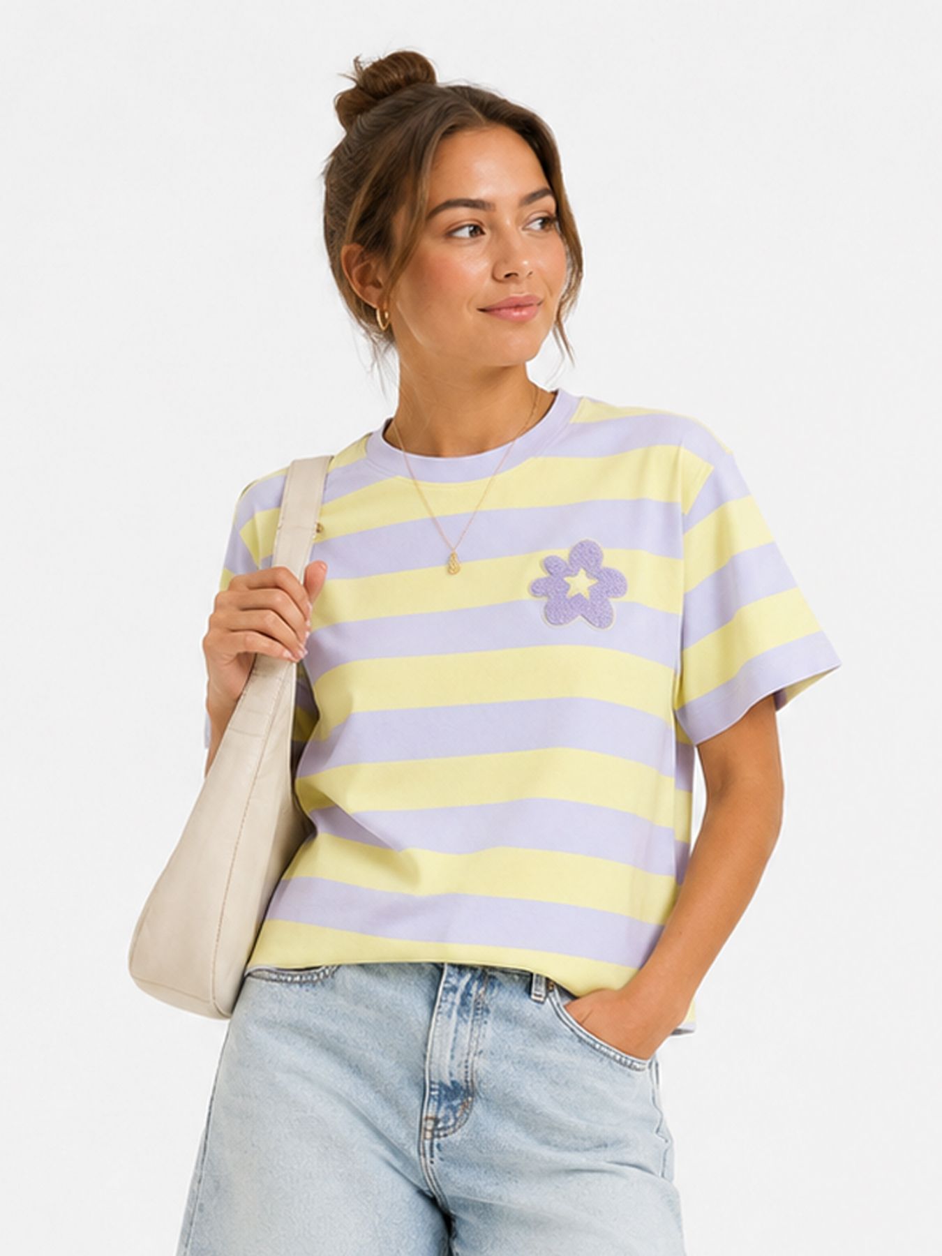 24 Colours 12481 T-shirt Purple 00117775-PUR