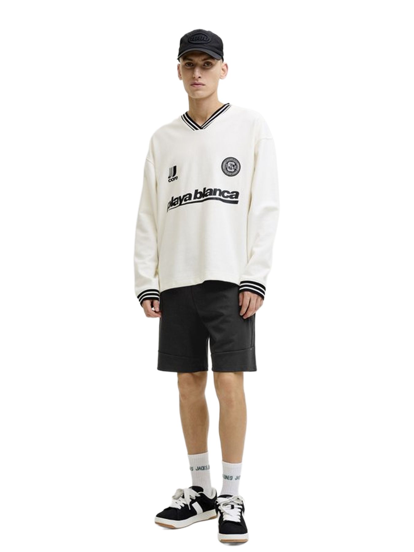 Jack & Jones JPSTGORDON BASE SWEAT SHORTS SRT SN Black 2900165312056