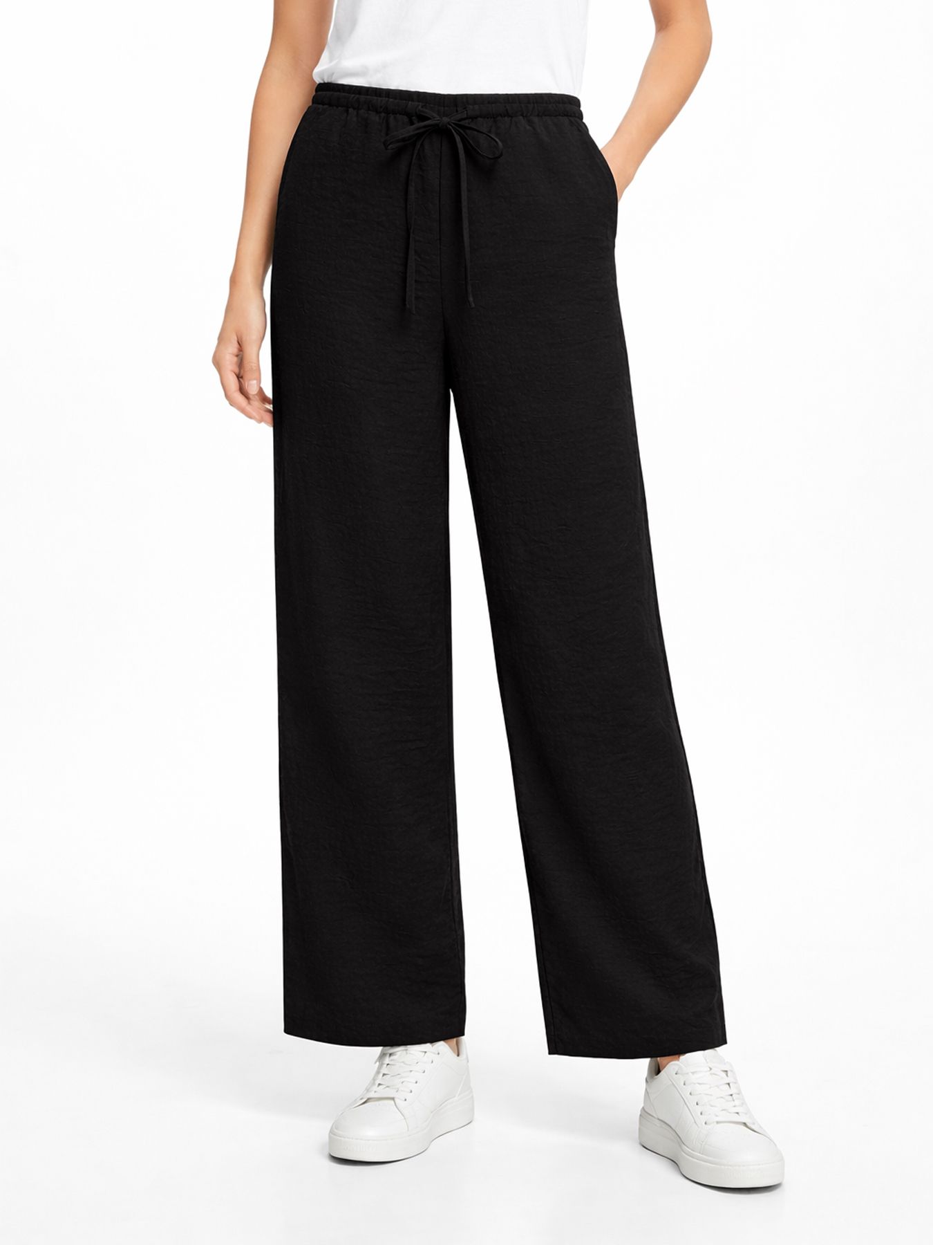 Only JDYCARA MW PALAZZO PANT TLR Black 00117781-EKA26011400000004