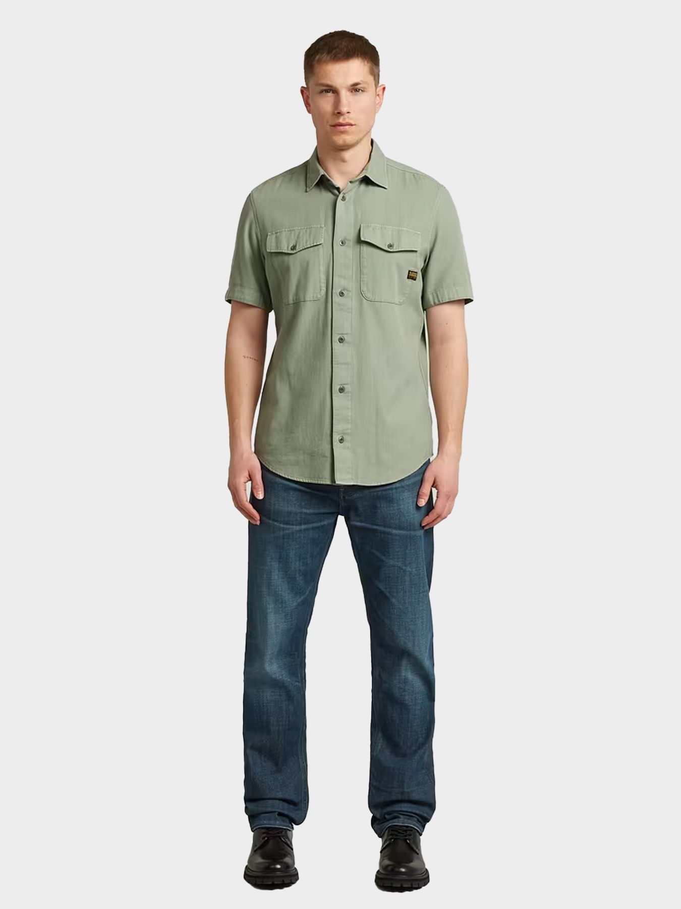 G-star Raw Marine Slim Shirt s\s B565 lt orphus gd 2900165323083