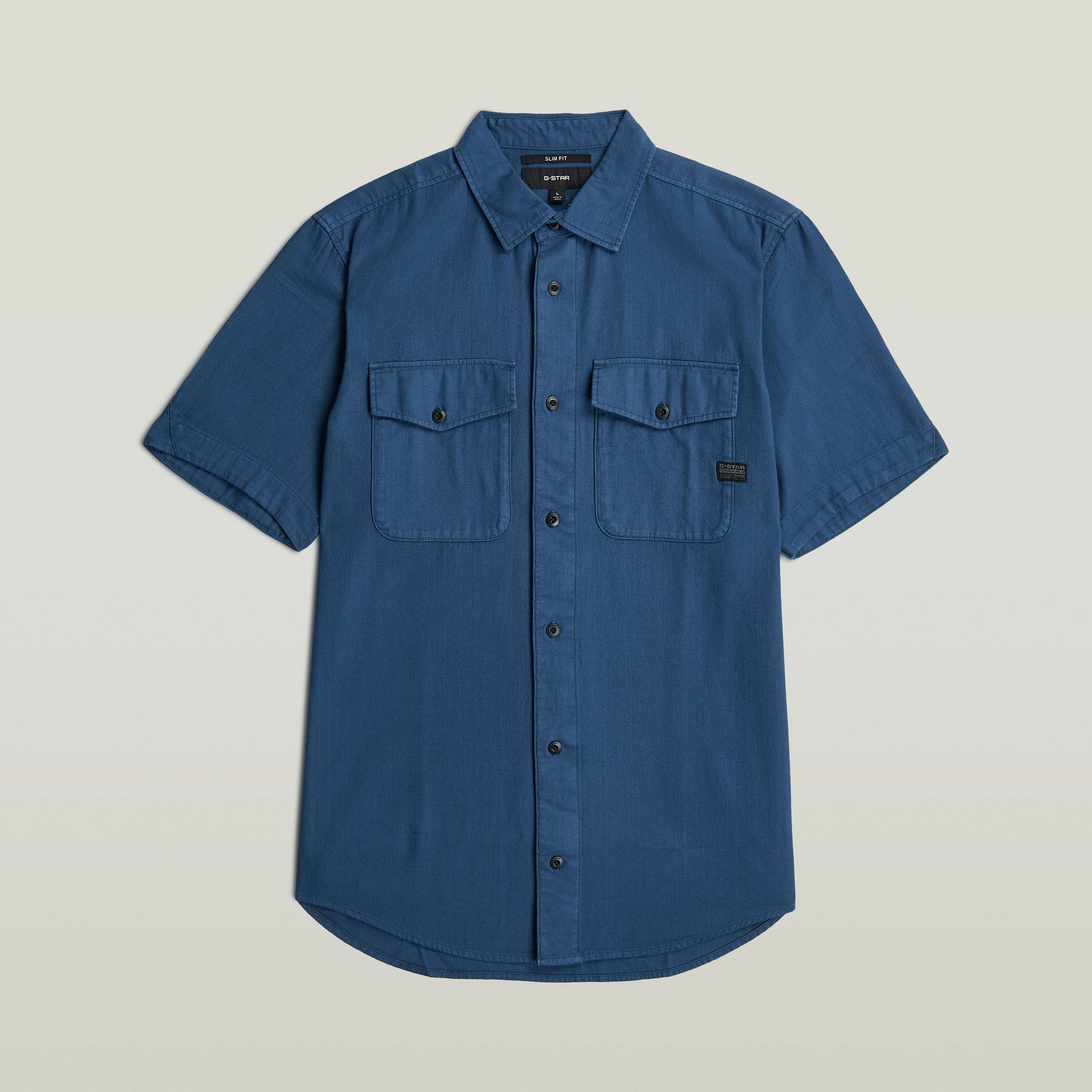 G-star Raw Marine Slim Shirt s\s G084 rank blue gd 2900165324066
