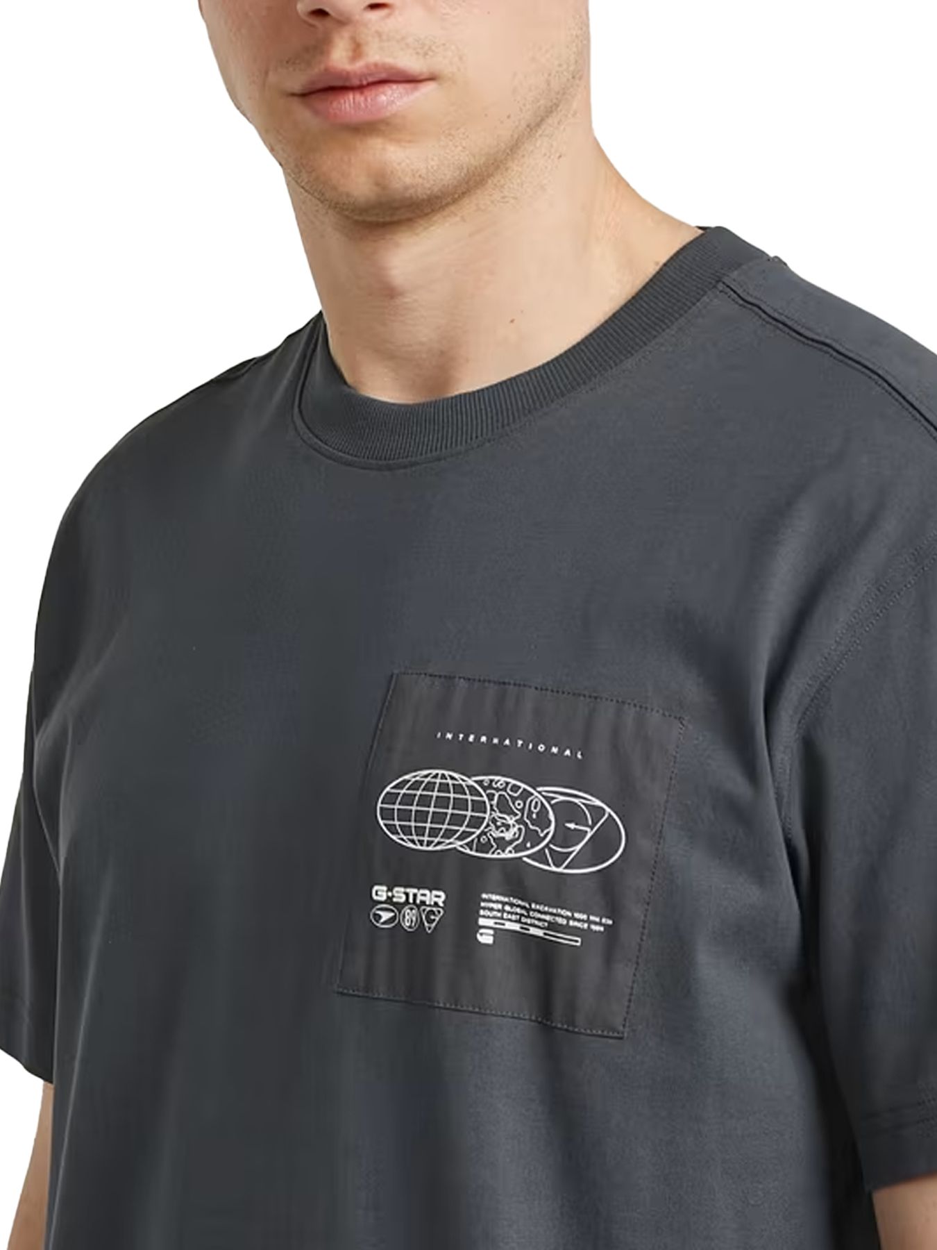G-star Raw Applique gr r t 860 petrol 2900165328033