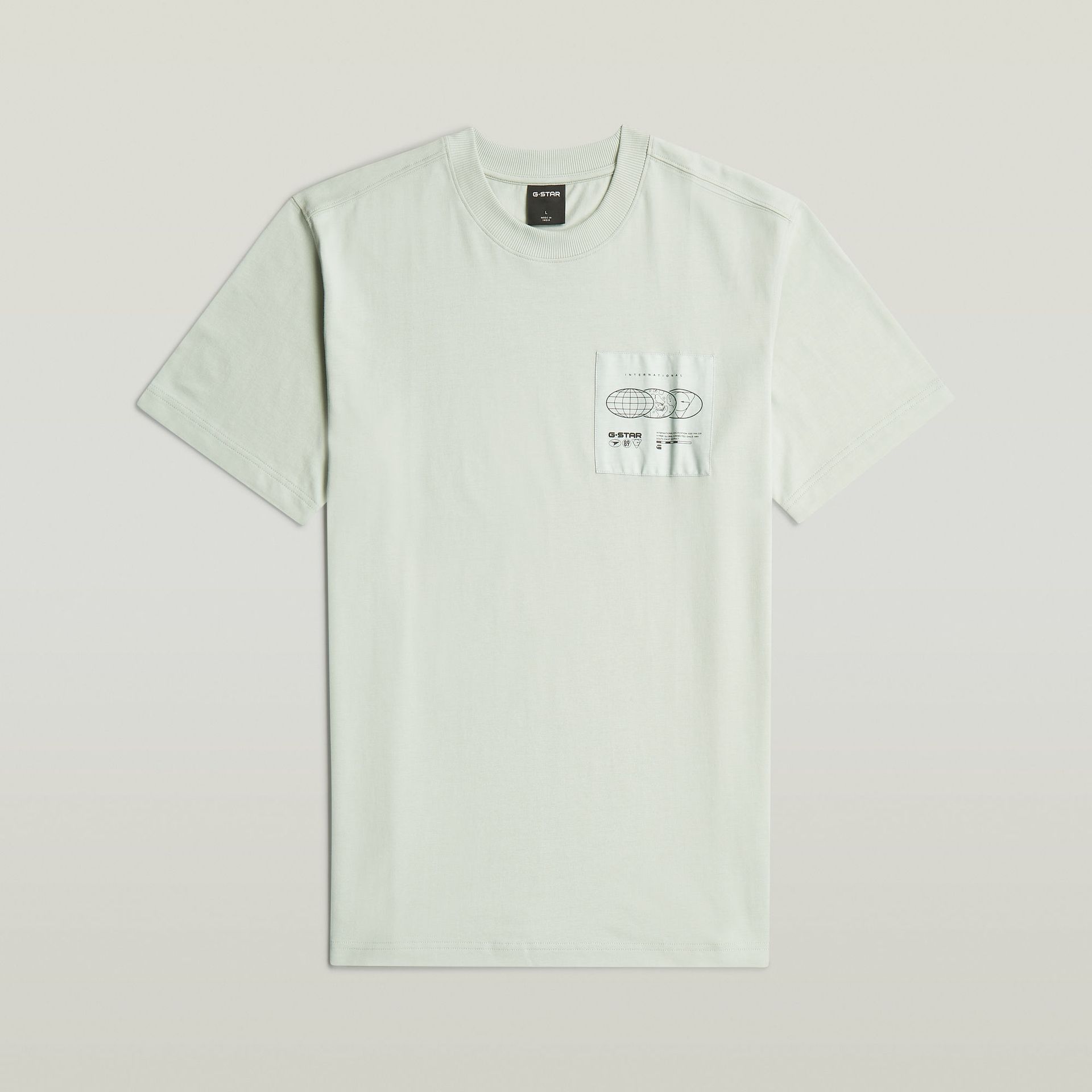 G-star Raw Applique gr r t C199 pale green 2900165329061