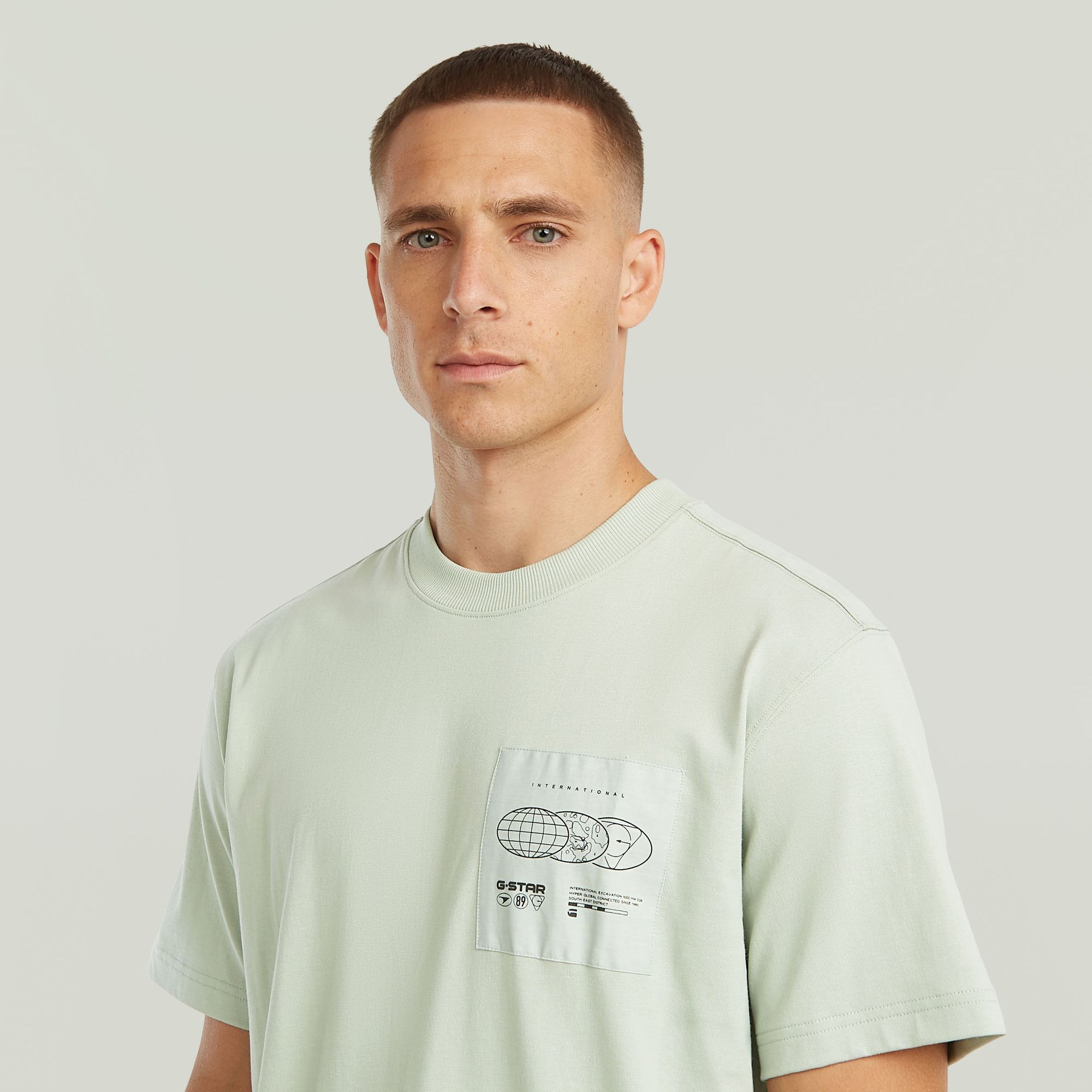 G-star Raw Applique gr r t C199 pale green 2900165329061