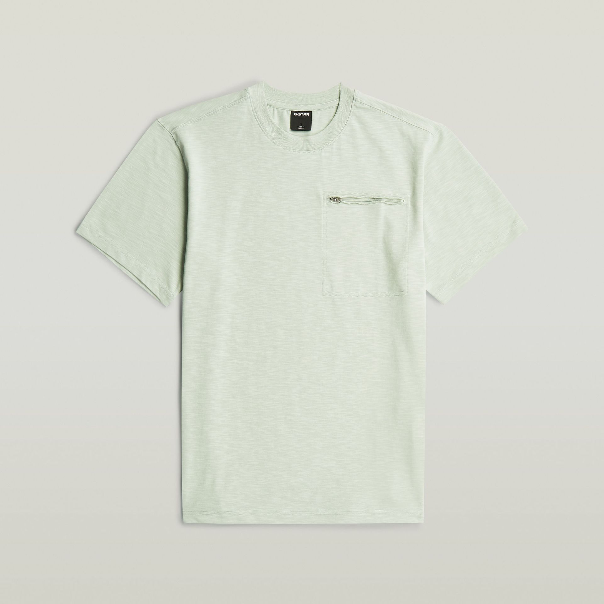 G-star Raw Distressed zip pkt r t C199 pale green 00117787-EKA07001300000262