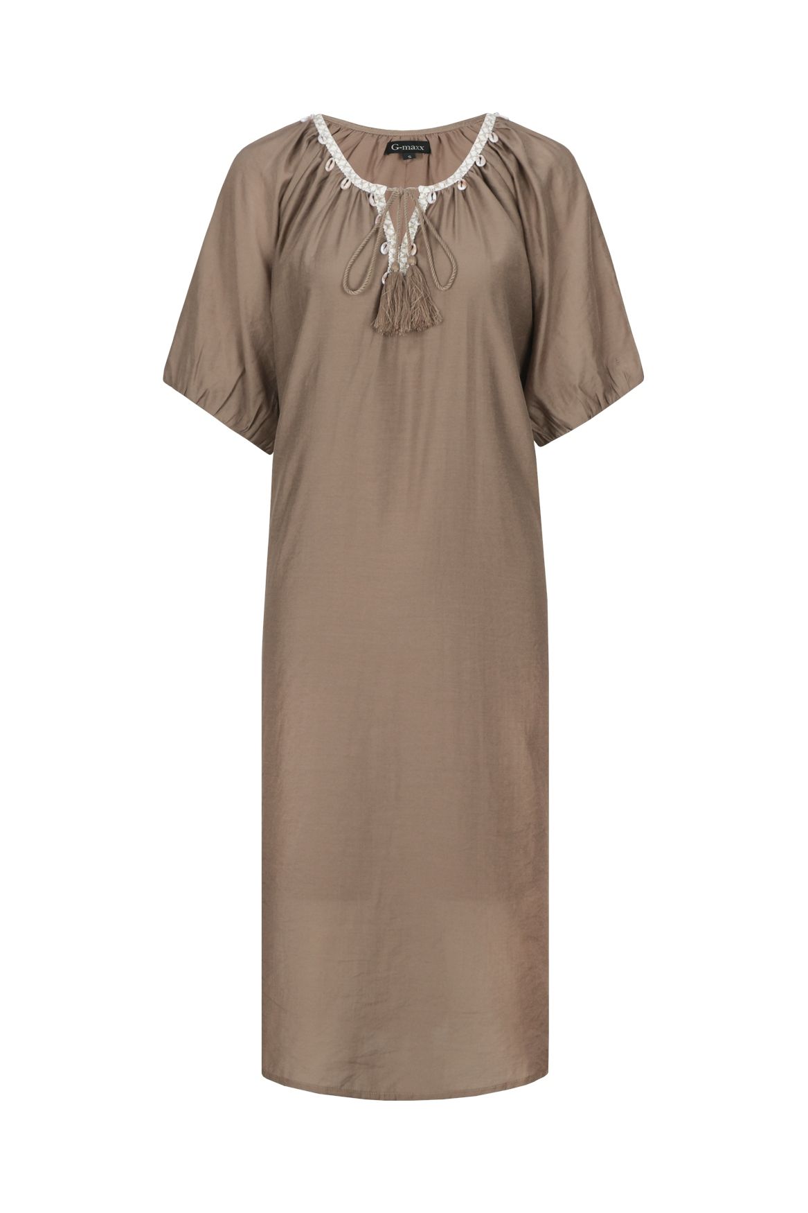 G-Maxx Rita dress 506 walnut 00117796-EKA07001300000273