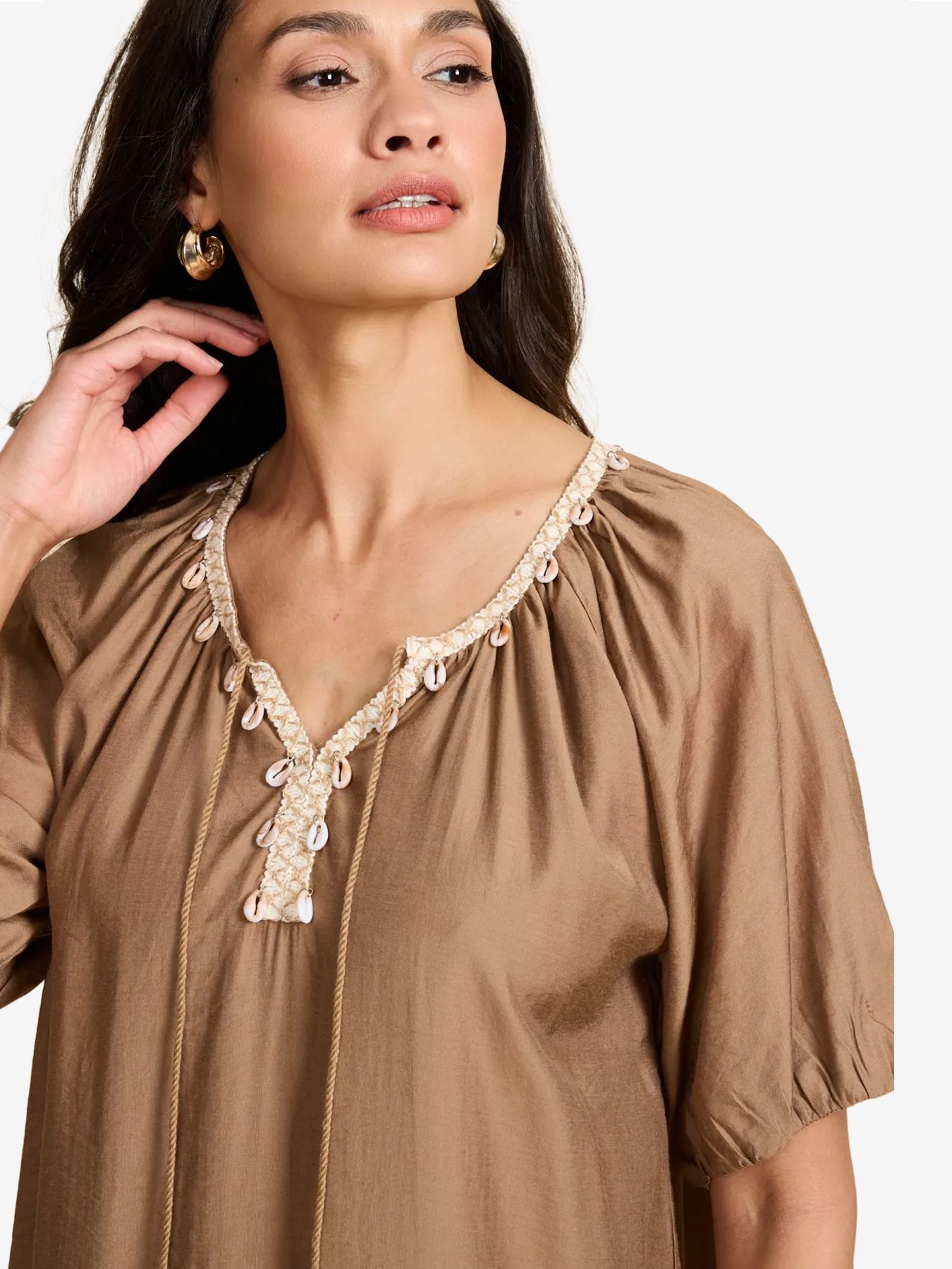 G-Maxx Rita dress 506 walnut 2900165349038