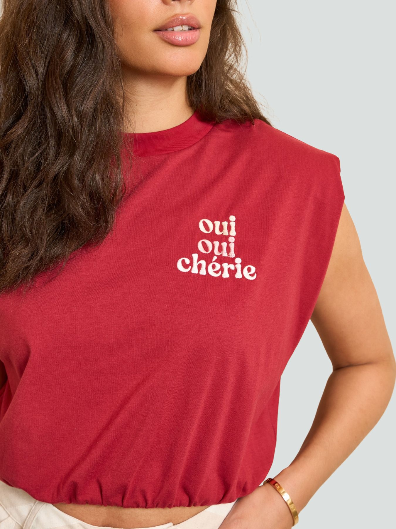 Lofty Manner T-shirt Numi 657 brique red 2900165363072