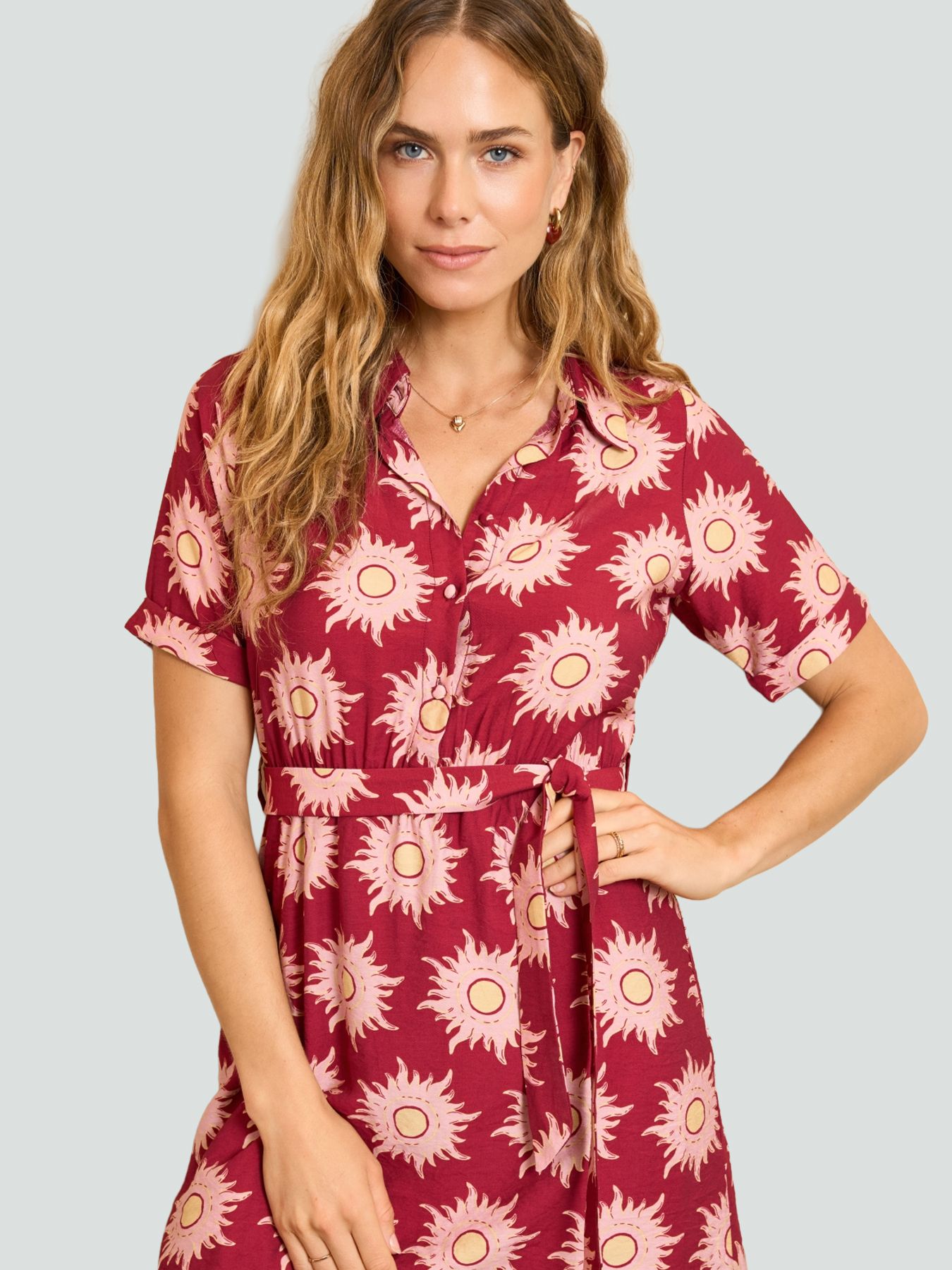 Lofty Manner Dress Calista 658 multi brique 2900165367032