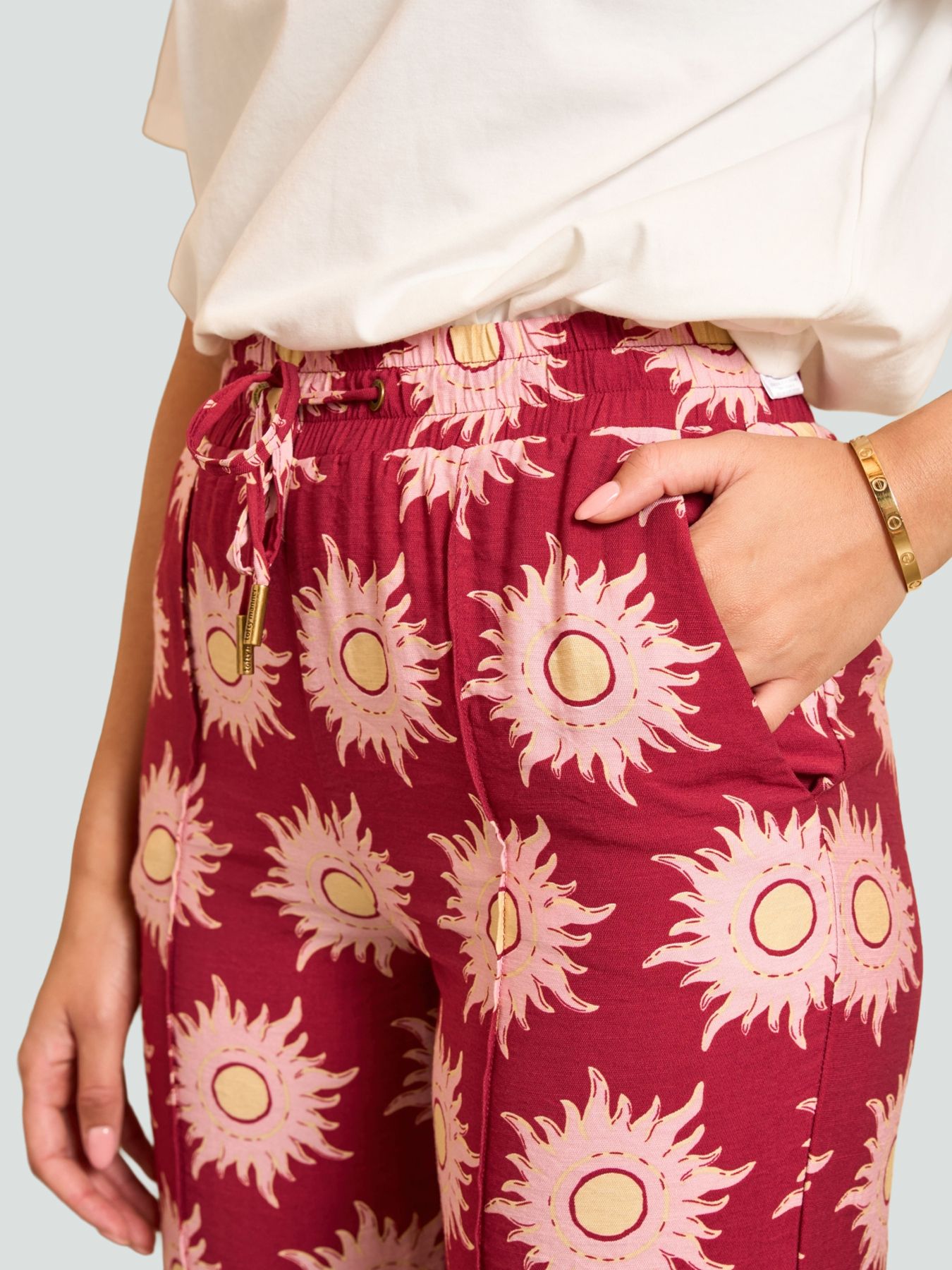 Lofty Manner Trouser Remi 658 multi brique 2900165370049