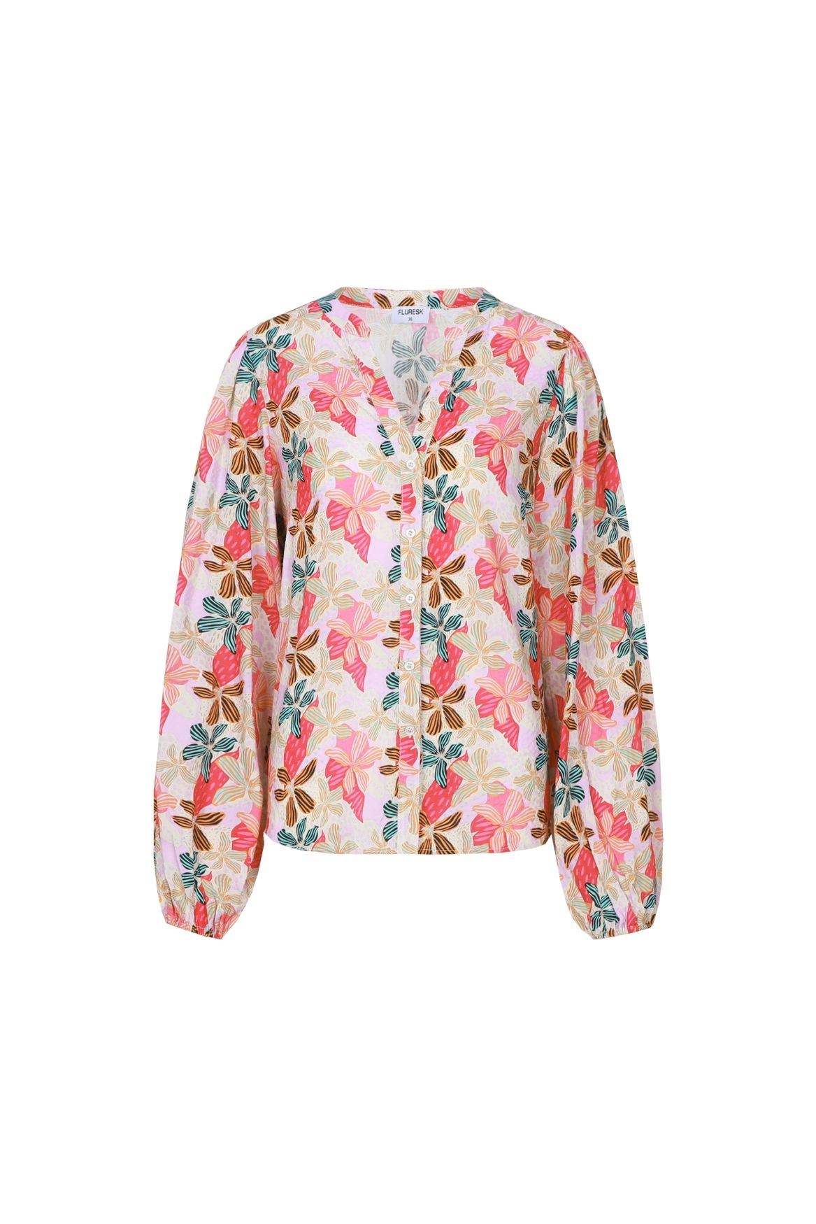 Fluresk Belkis blouse 014135 sand/saffron orange 2900165381137