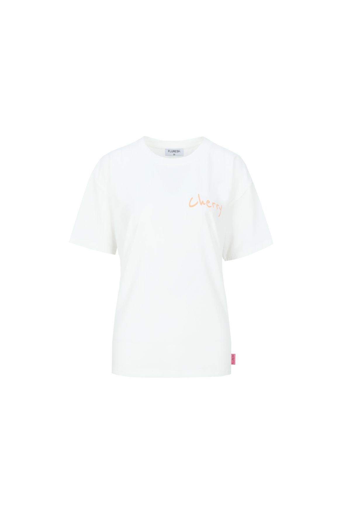 Fluresk Danay T-shirt 011135 offwhite/saffron orange 2900165386125