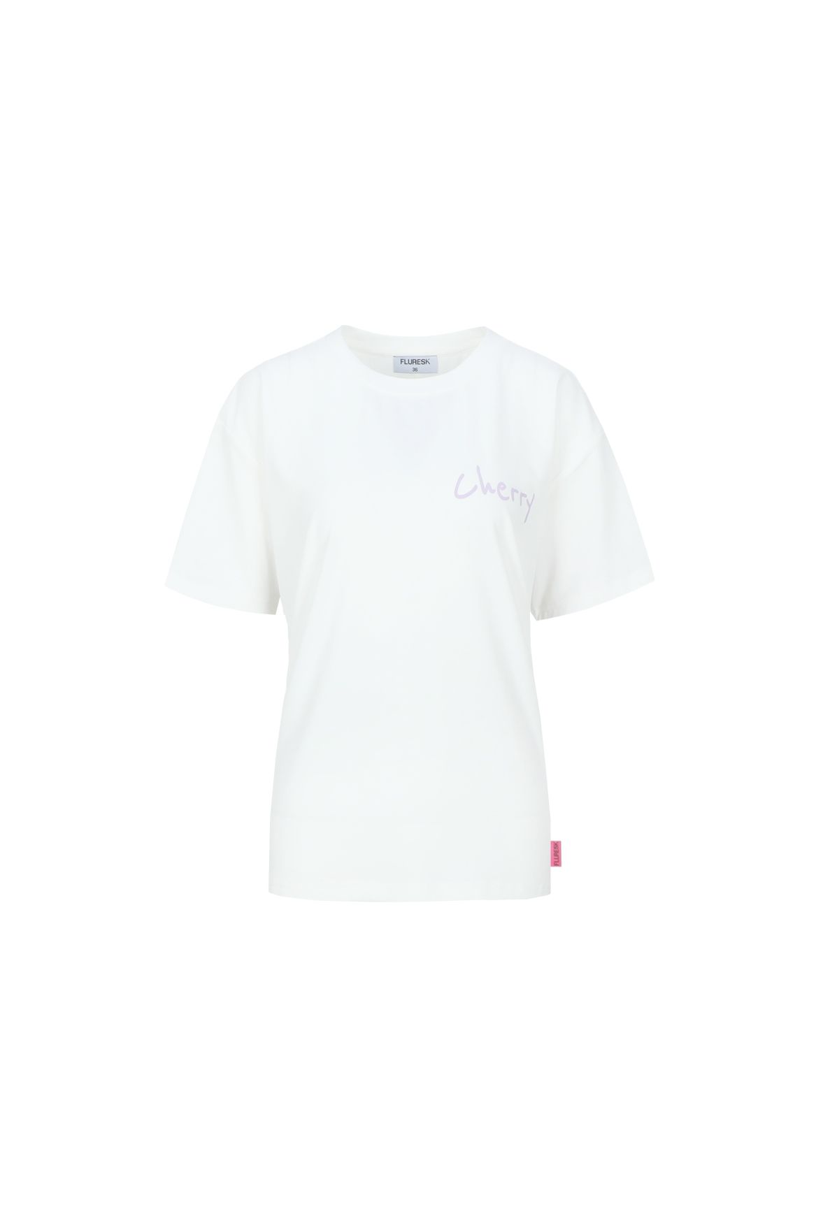 Fluresk Danay T-shirt 011824 offwhite/orchid purple 2900165387122