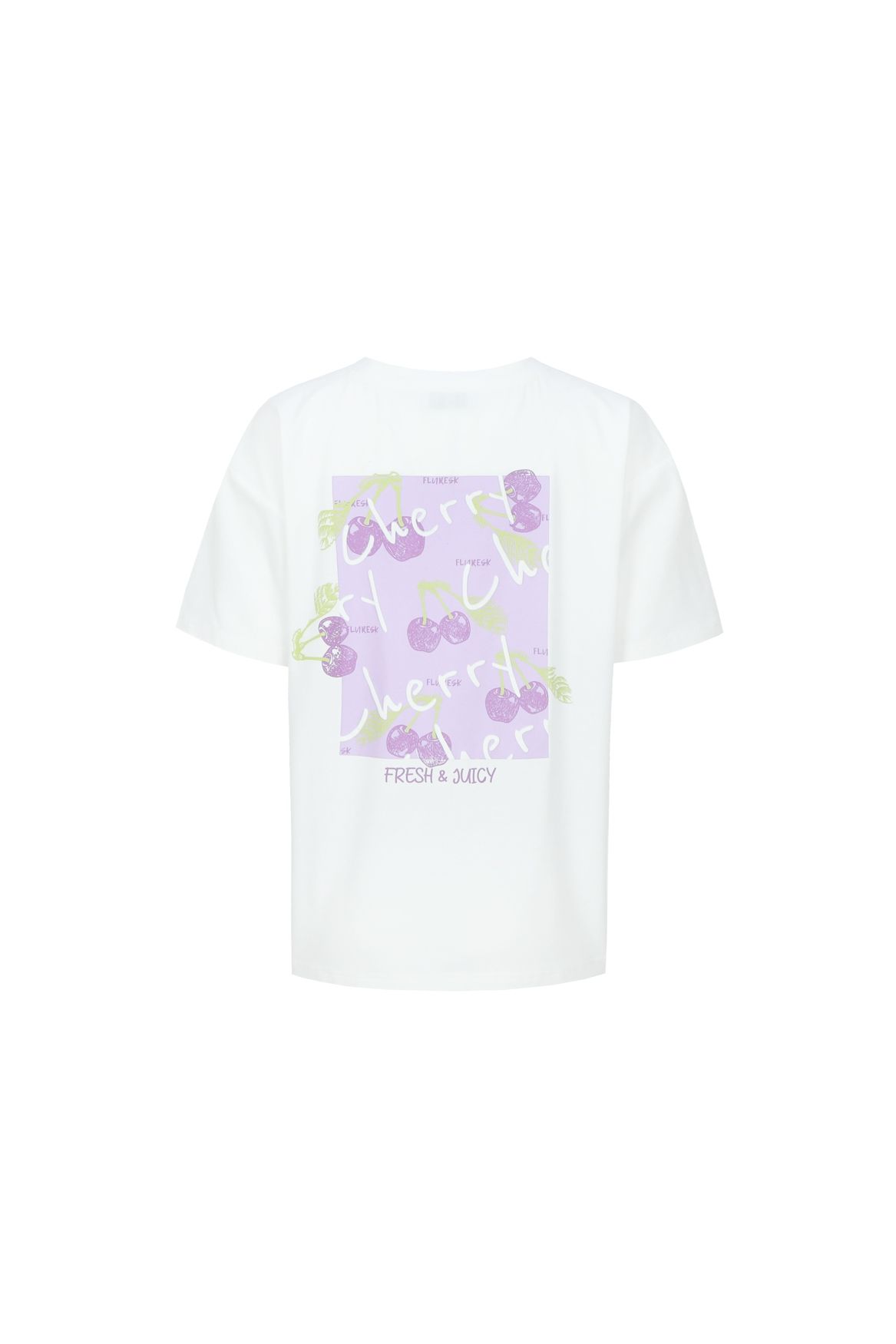 Fluresk Danay T-shirt 011824 offwhite/orchid purple 2900165387122