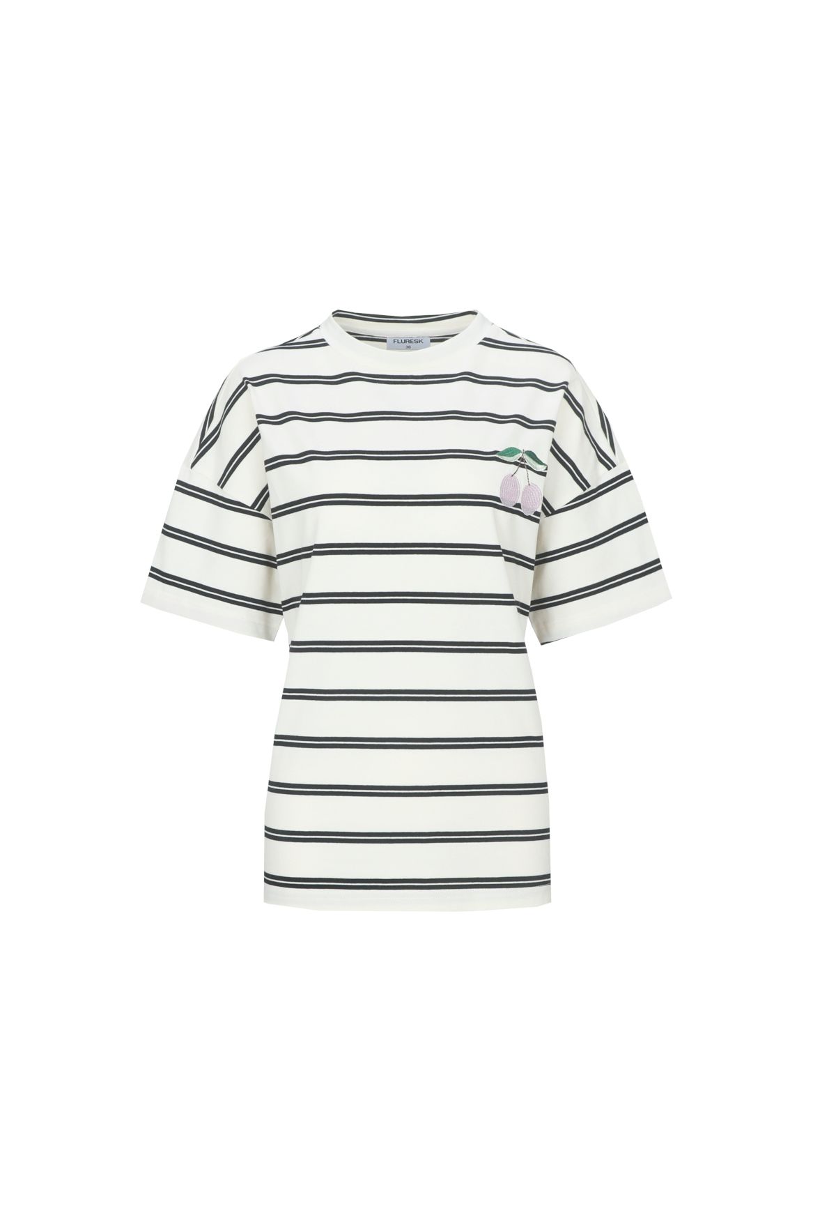 Fluresk Nayara T-shirt 011001 offwhite/black 2900165388150