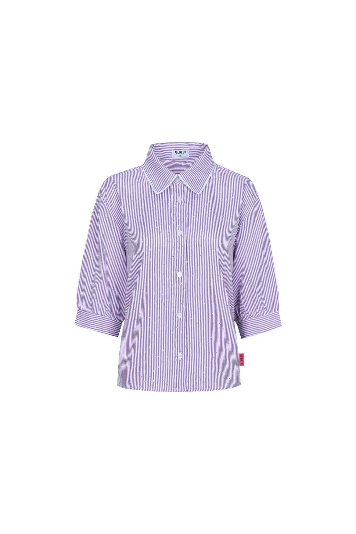 Fluresk Marva blouse 801 violet 00117841-EKA07001300000287