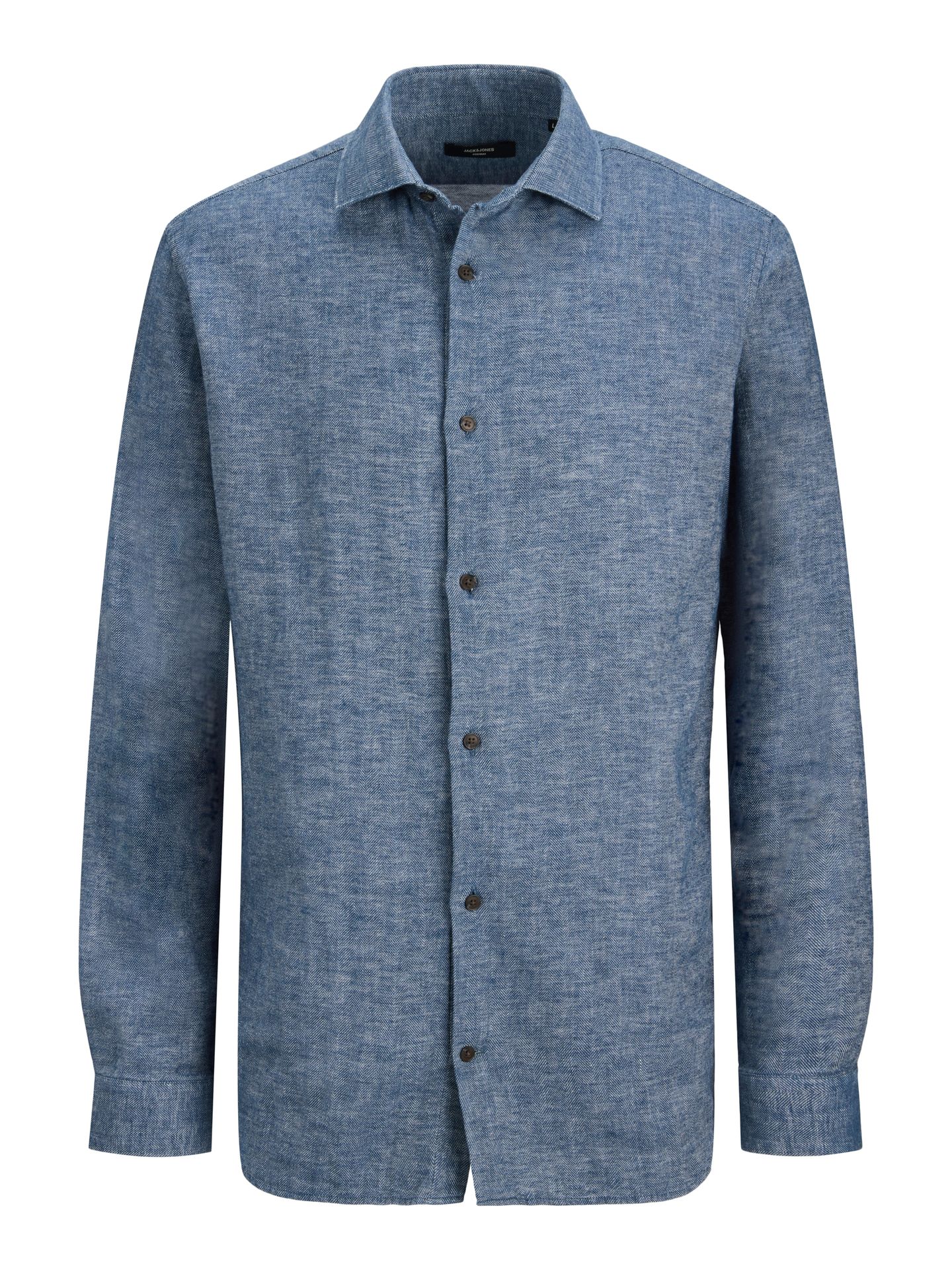 Jack & Jones JPRBLAPARKER LINEN BLEND L/S SHIRT Faded Denim 00117845-EKA26011400001374