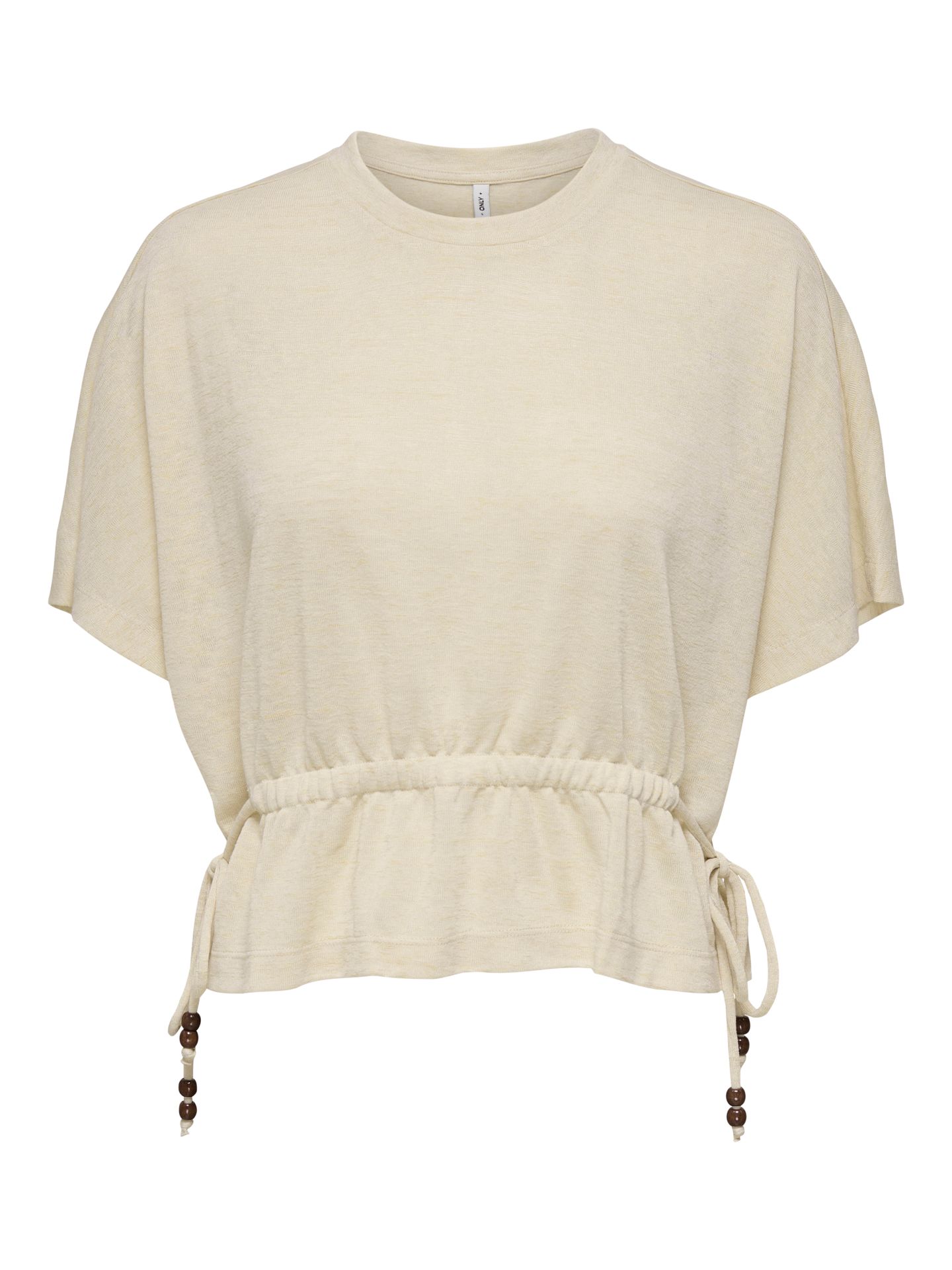 Only ONLPEARL S/S ELASTIC WAIST TOP JRS Humus/Dream 00117848-EKA26011400000999