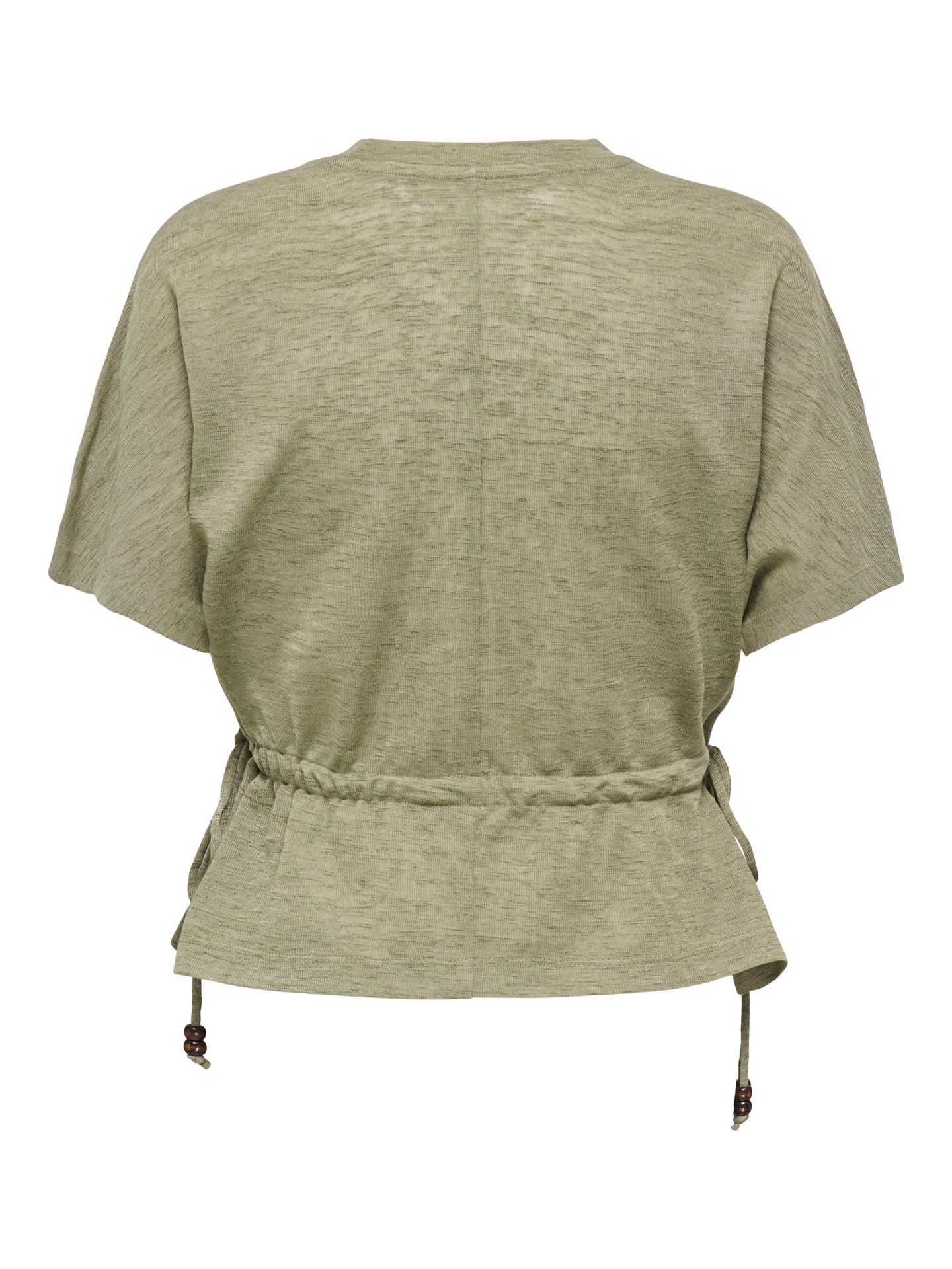 Only ONLPEARL S/S ELASTIC WAIST TOP JRS Mermaid/Cloud dancer 00117848-EKA26011400001047