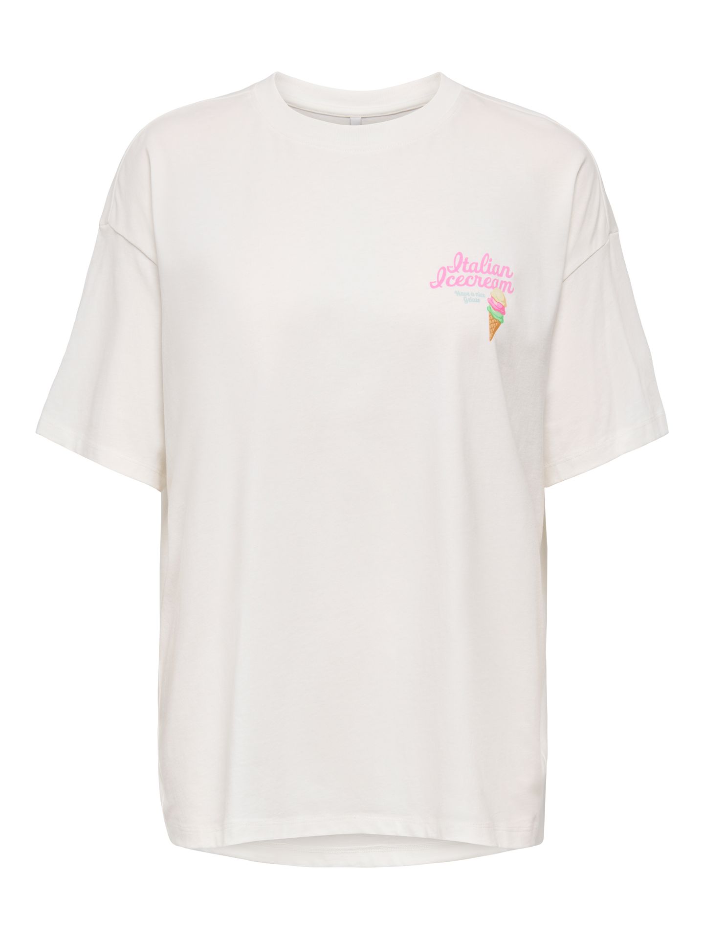 Only ONLVIVVI S/S LOVELY TOP JRS Cloud Dancer/471 Multi ditsy 2900166142058