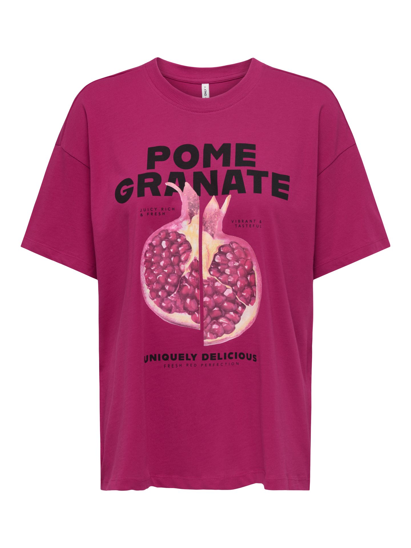 Only ONLVIVVI S/S LOVELY TOP JRS Sangria/Pomegranate exotic roots 00117849-EKA26011400003420