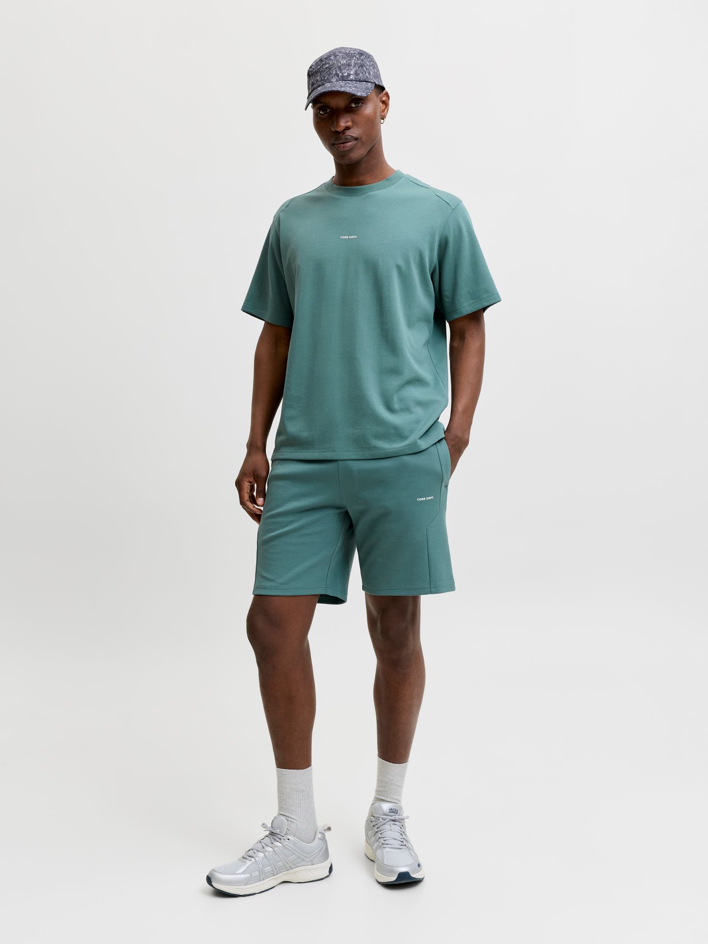 Jack & Jones JPSTGORDON CAMP SHORTS REG North Atlantic/SET WITH TOP 2900165471029