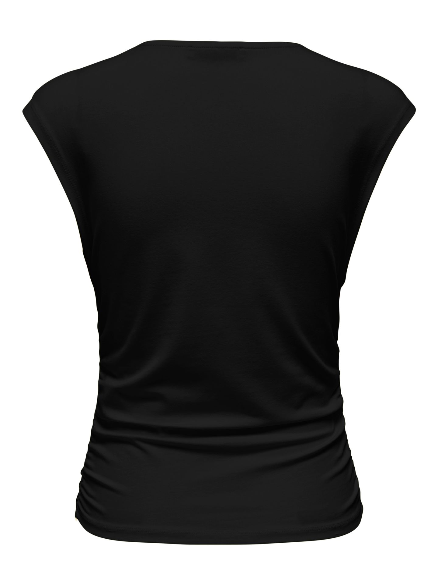 Only ONLMIRA CAPSL RUCHING TOP JRS NOOS Black 2900165432044