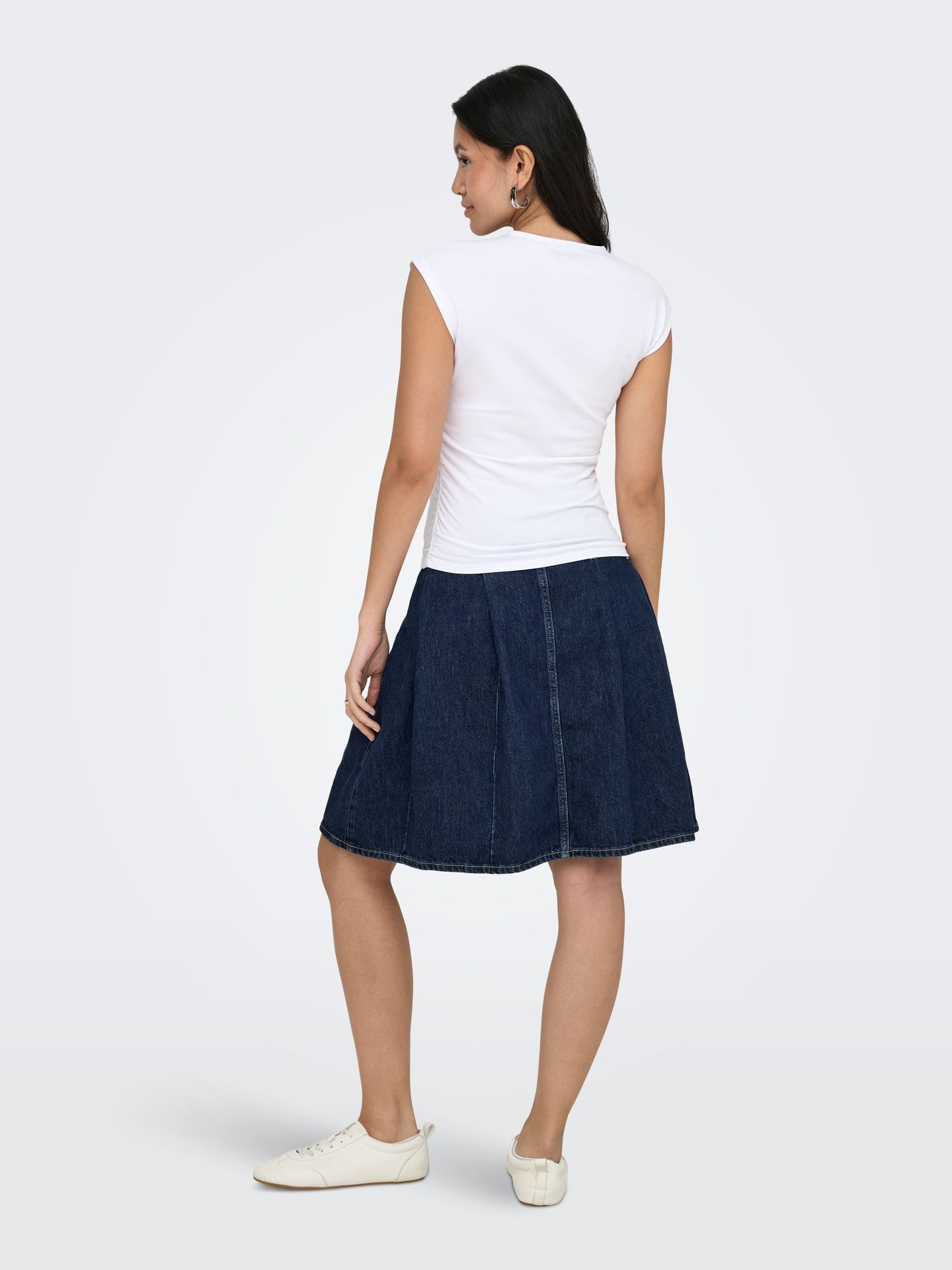 Only ONLMIRA CAPSL RUCHING TOP JRS NOOS White 2900165461020