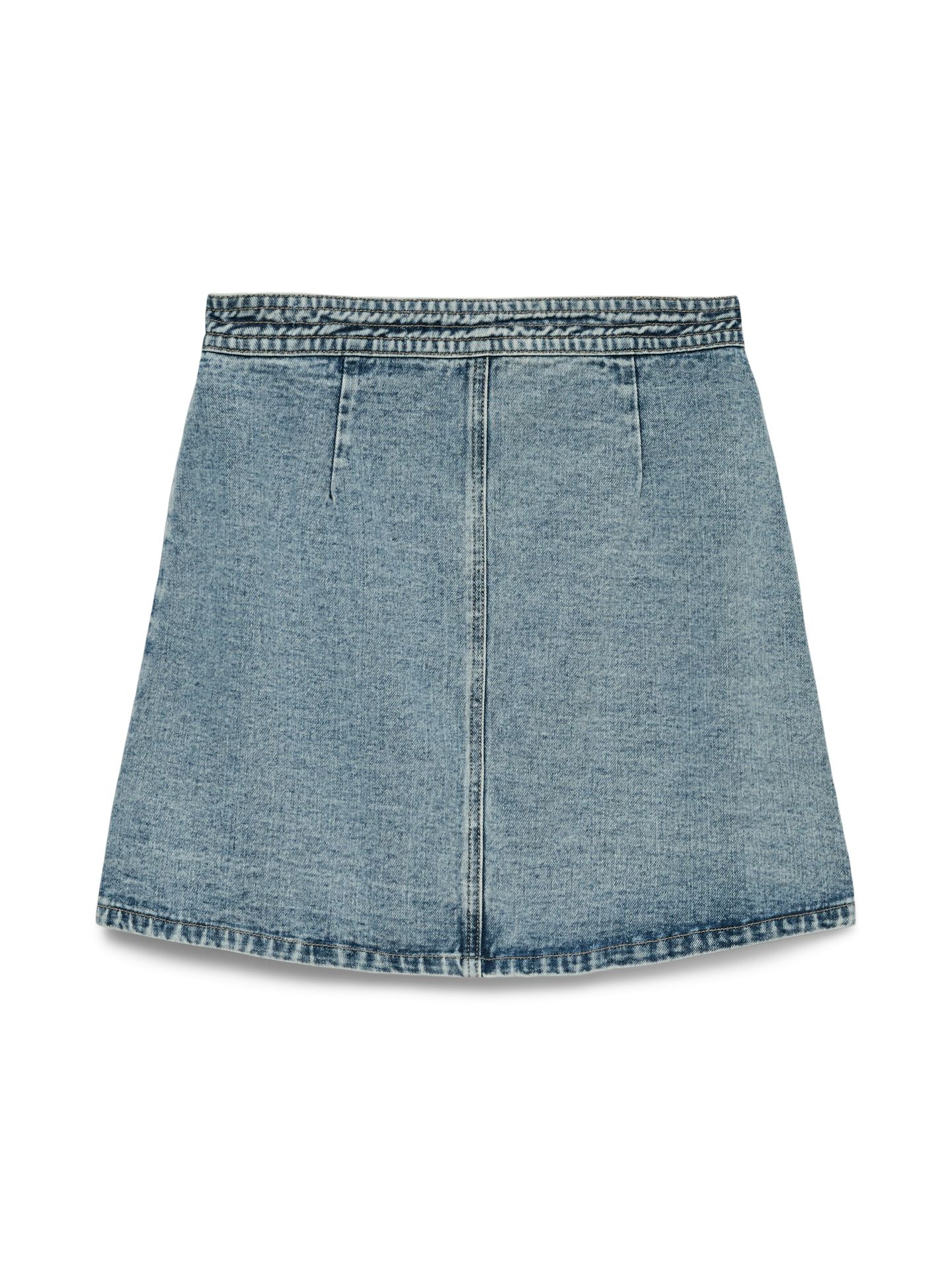 Vero Moda VMLIZA MR SHORT DENIM WRAP SKIRT GA Light Blue Denim 2900165443033