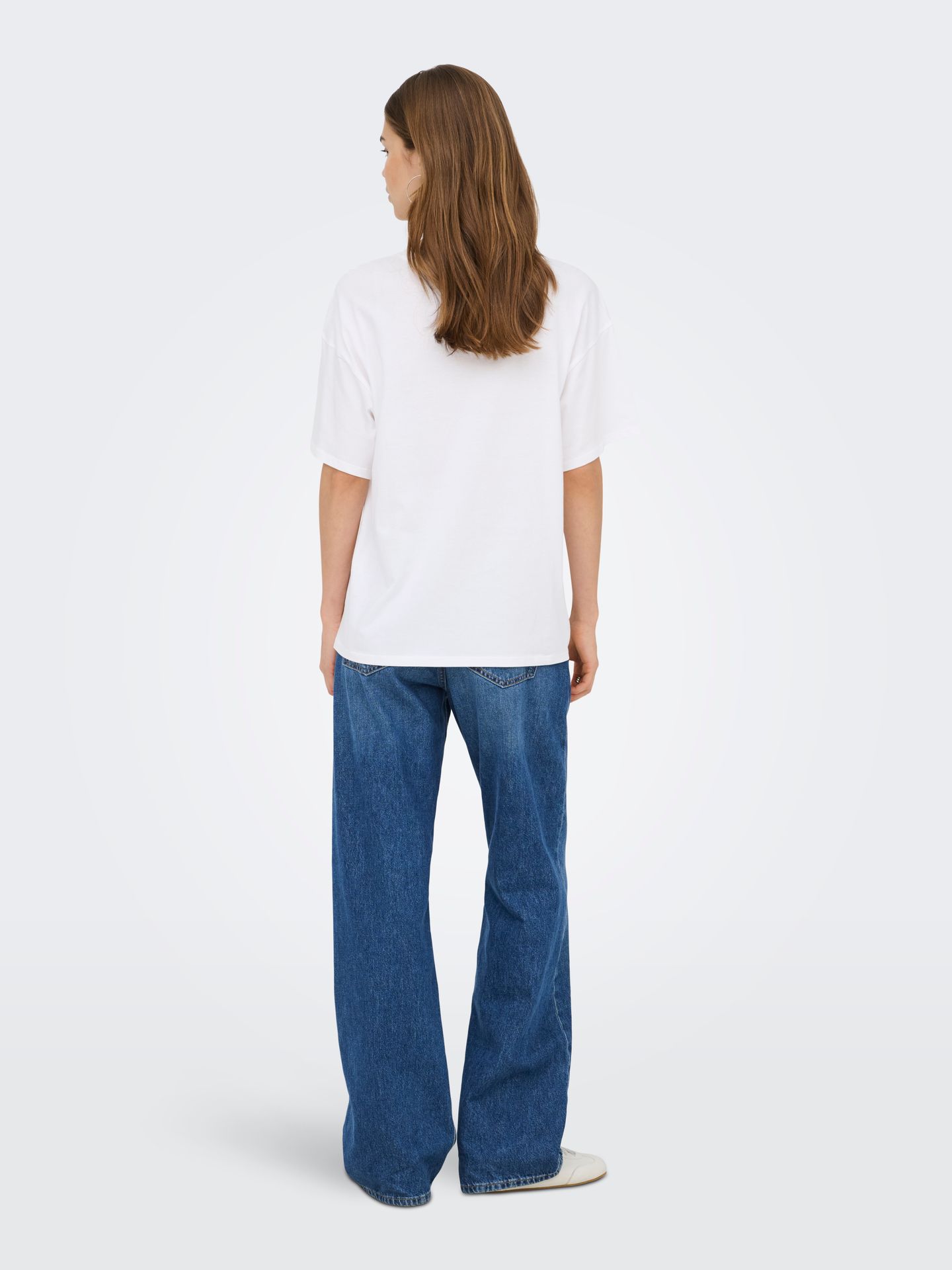 Only ONLMILA S/S PRINT BOX JRS Bright White/Heart 2900165457054