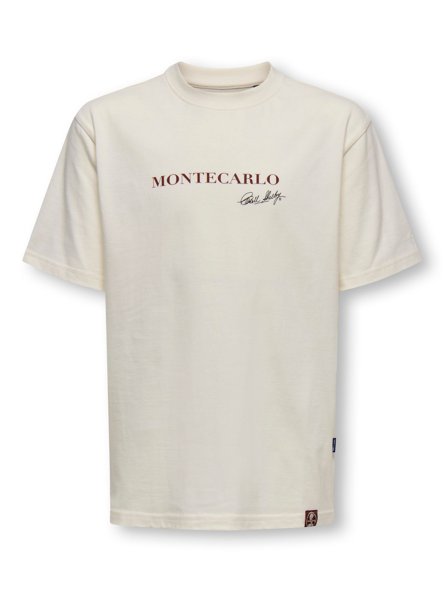 Only & Sons OSJSHELBY RLX SS LIC TEE Whisper White/MONTECARLO 00117857-EKA26011400003425