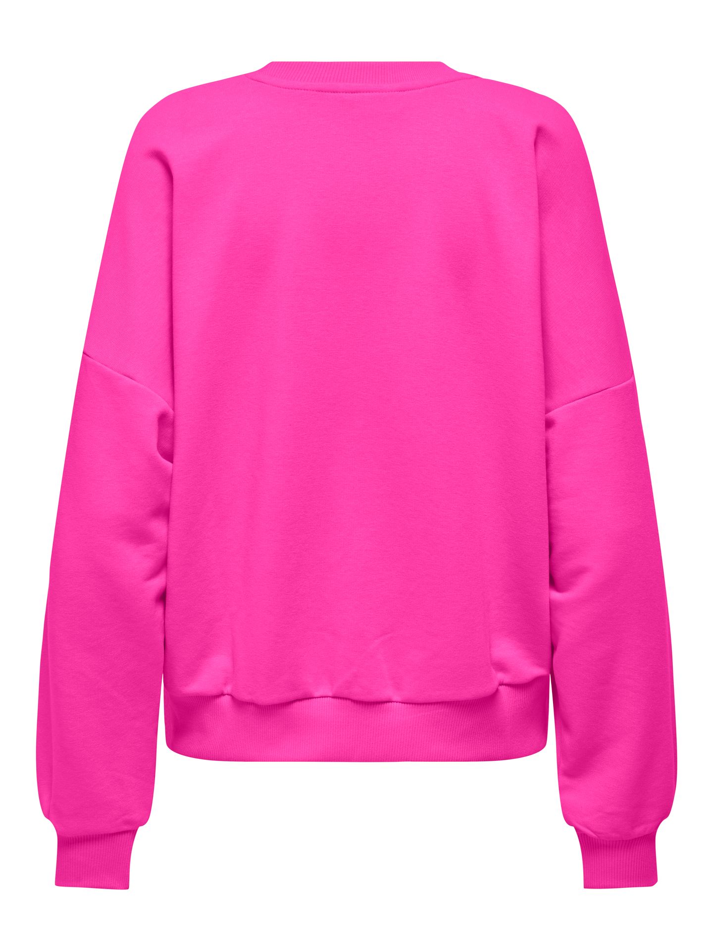 Only ONLMINNA O NECK L/S CS PR SWT Knockout Pink/Only badge 2900165453049
