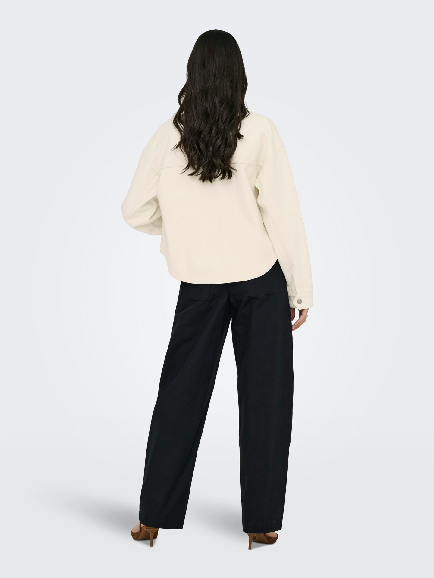 Only JDYNOMA L/S SHACKET WVN NOOS Ecru 2900165474051