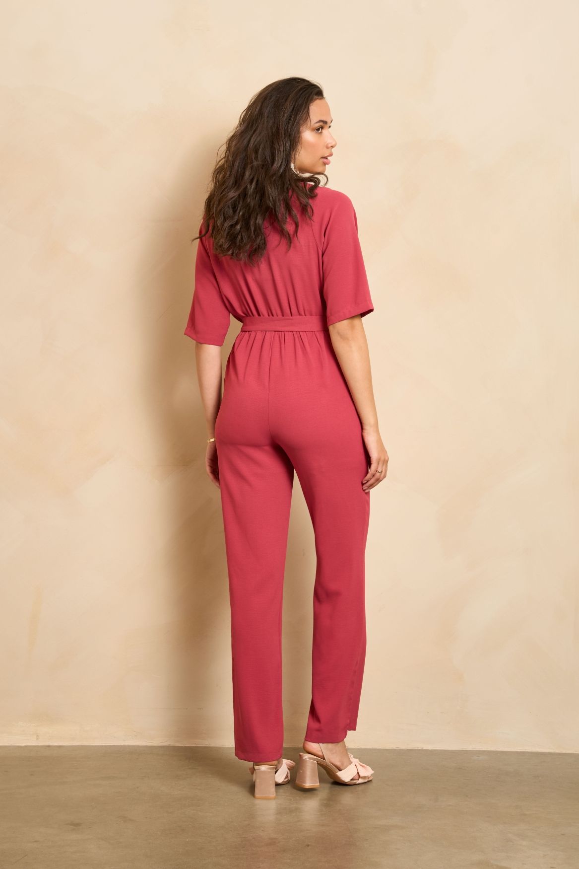 Lofty Manner Jumpsuit Zoa 657 brique red 2900165478066