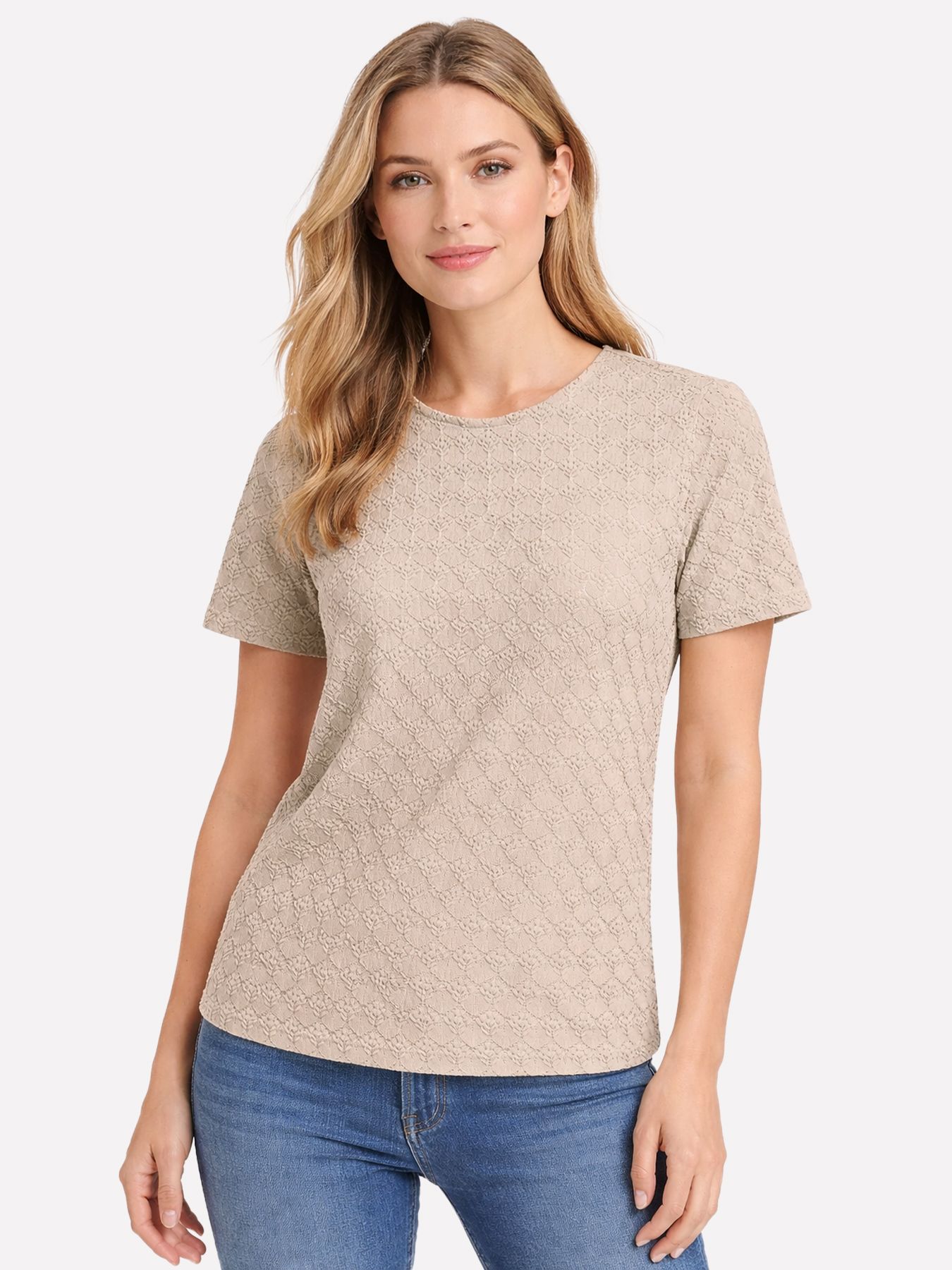 Only JDYAVERY LIFE S/S REVERSIBLE TOP JR Sandshell 2900165532058