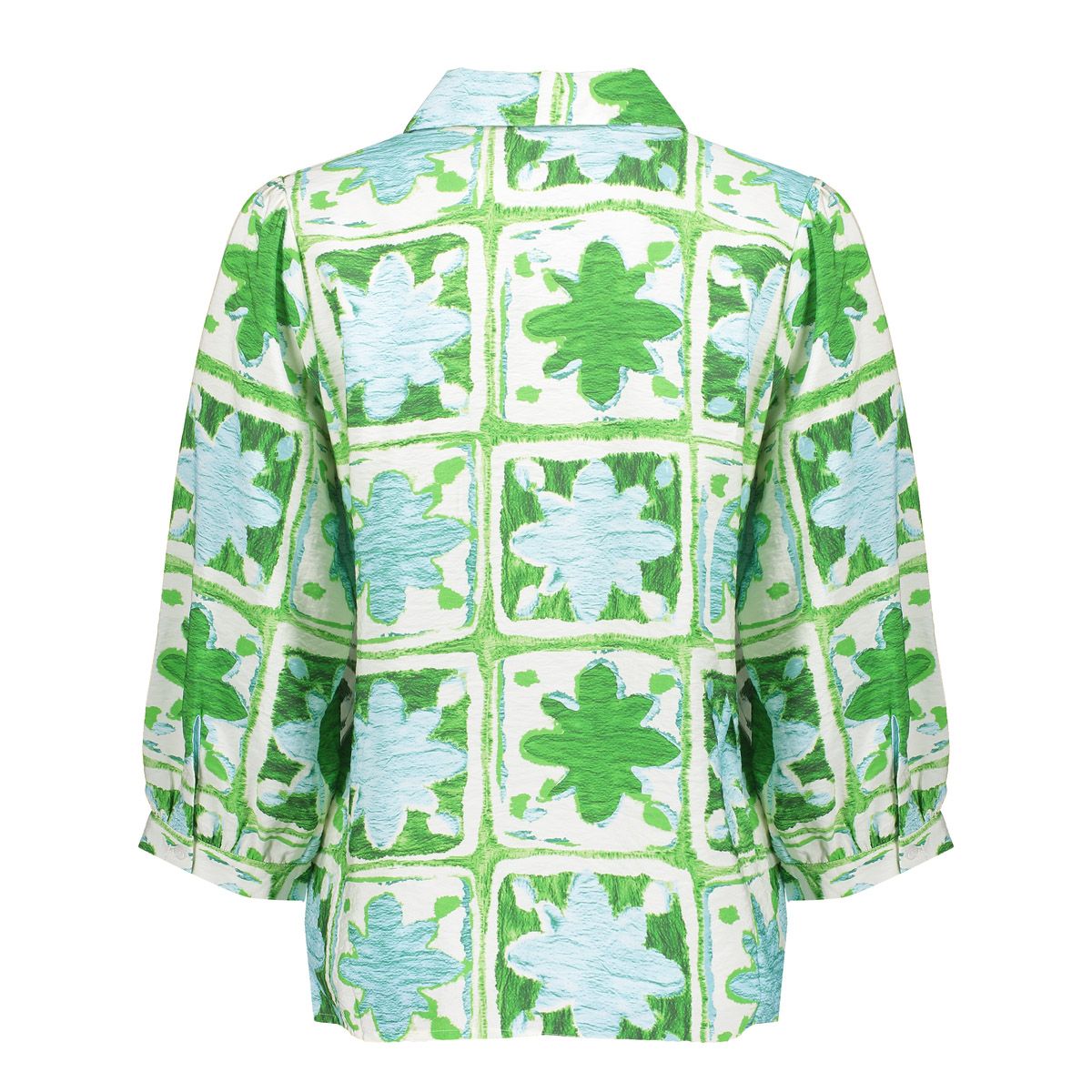 Geisha blouse 530 green/light blue 2900165546079