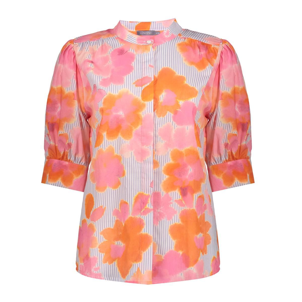 Geisha blouse 250 orange/pink 00117917-EKA26013800000110