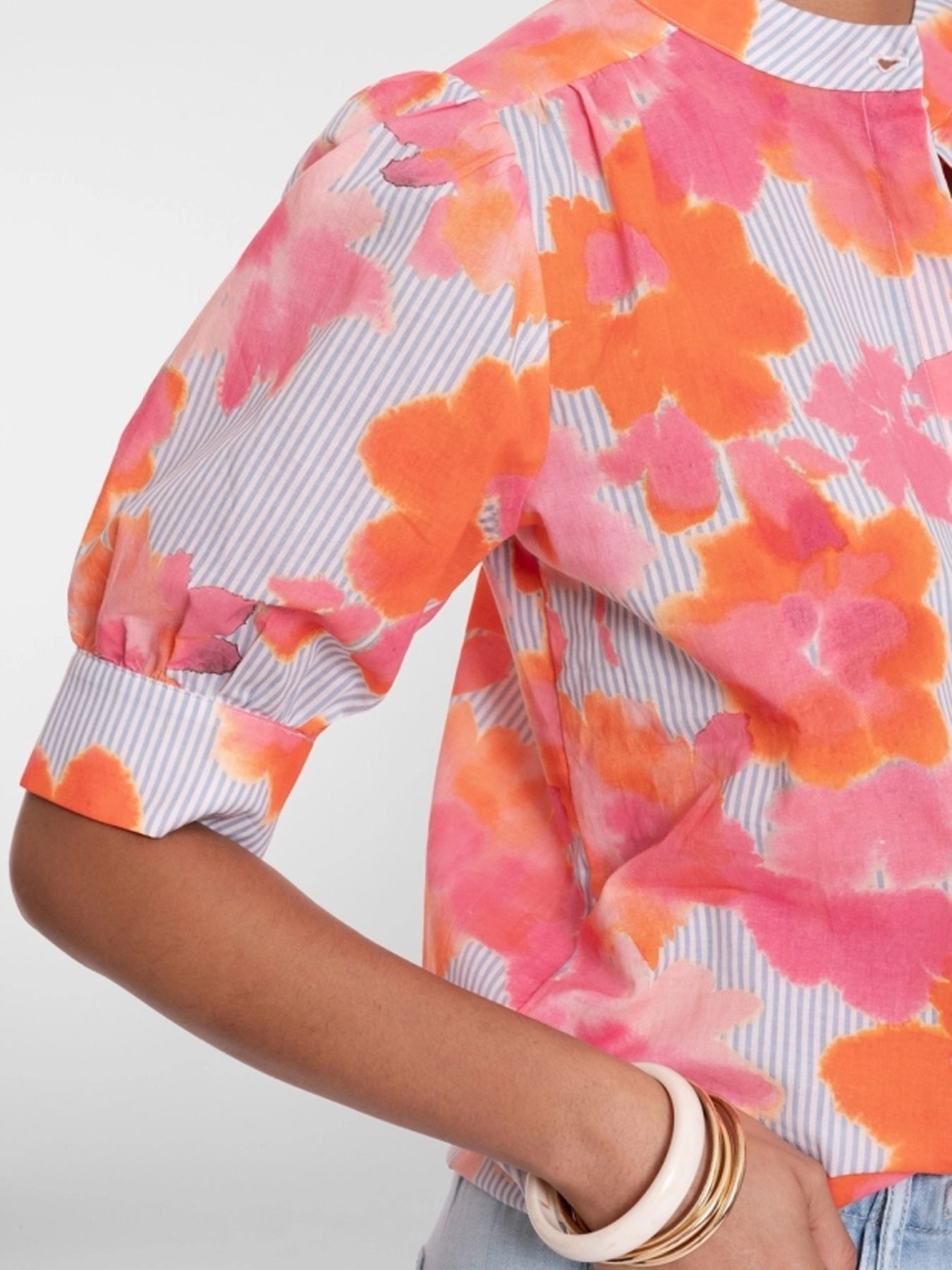 Geisha blouse 250 orange/pink 2900165547076